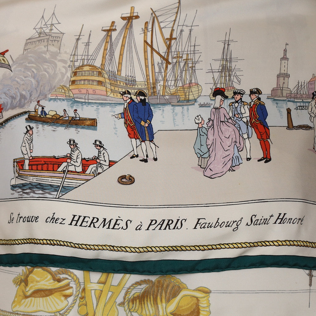 Hermès La Flore Silk Scarf Rare