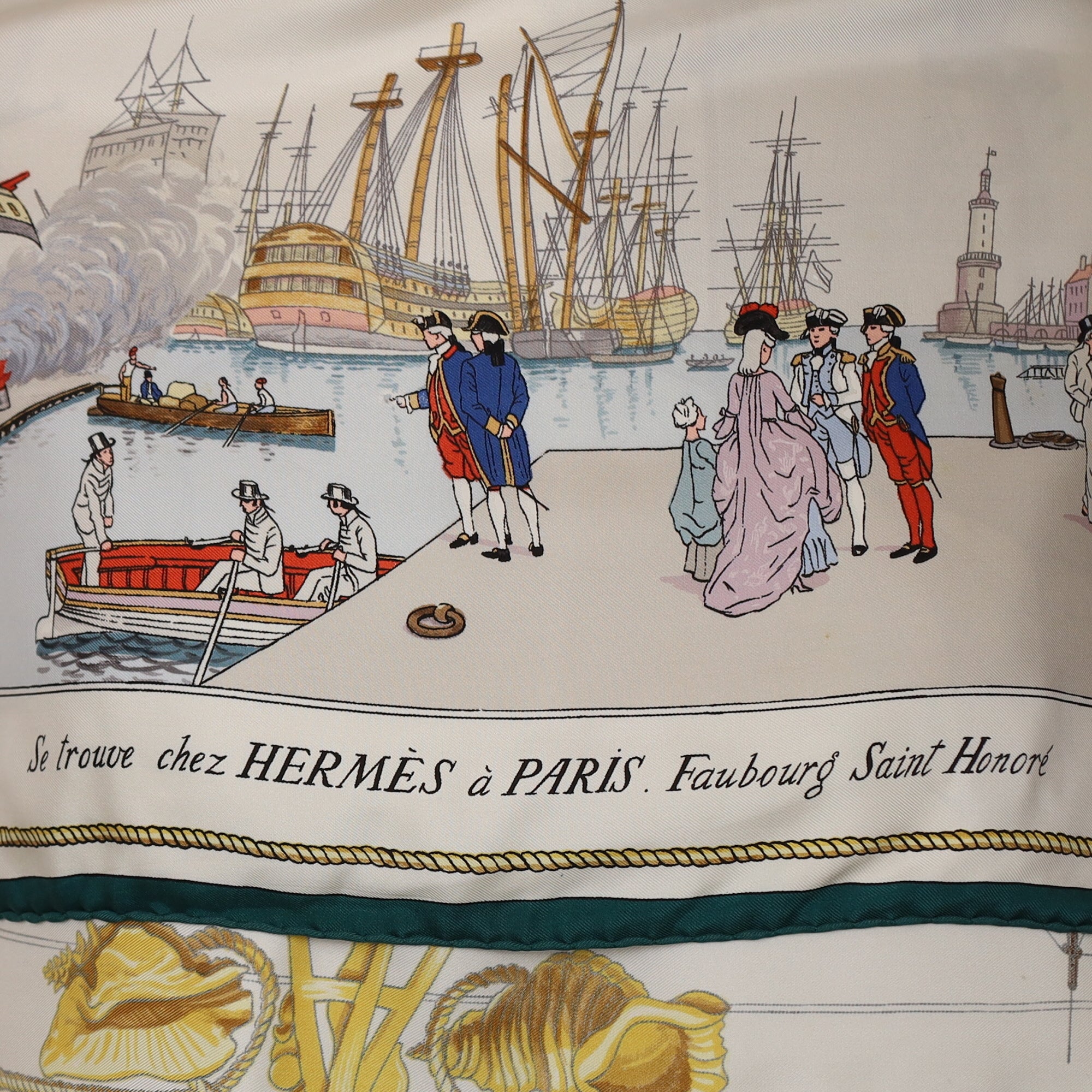 Hermès La Flore Silk Scarf Rare