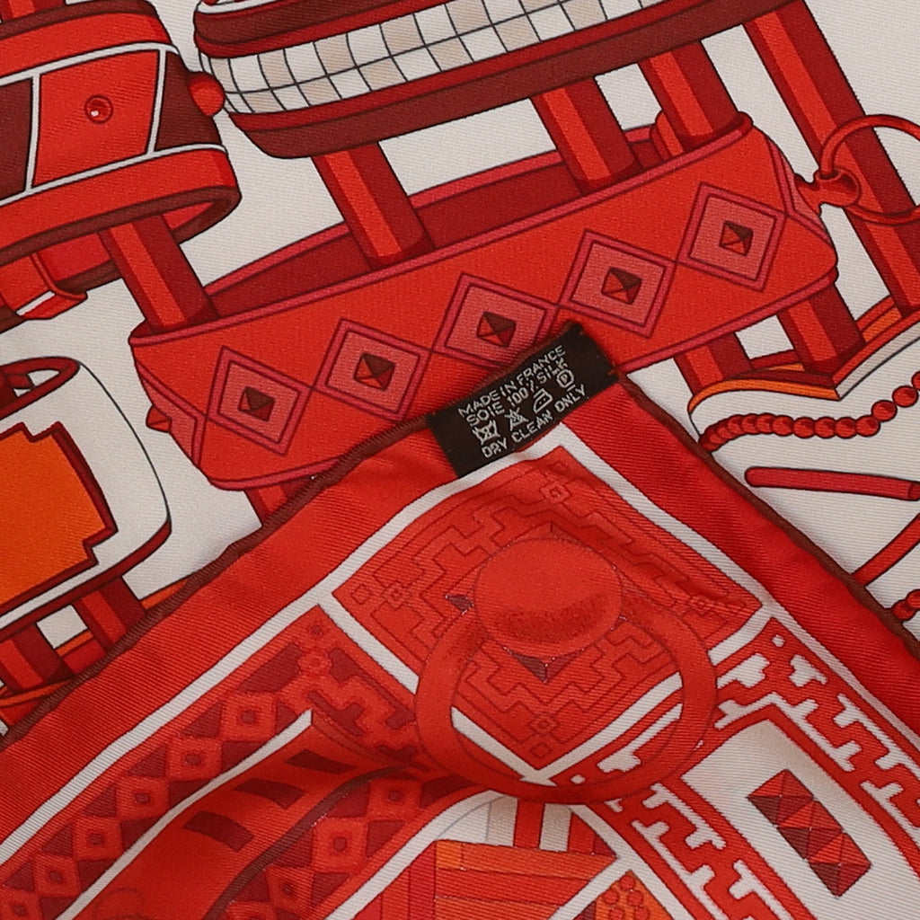 Brand New Boxed Hermès Colliers de Chiens Silk Scarf Quite Rare