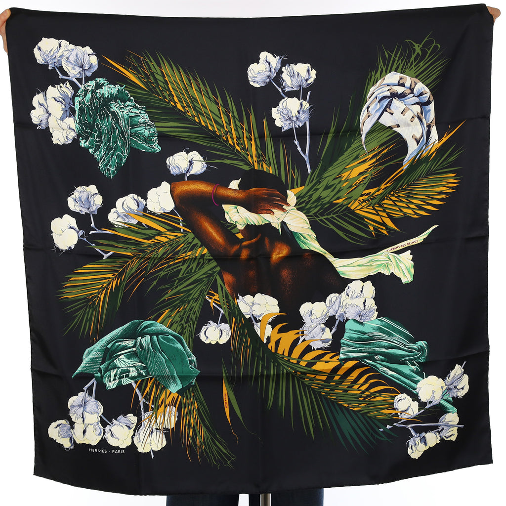 Brand New Boxed Hermès Turbans des Reines Silk Scarf Quite Rare