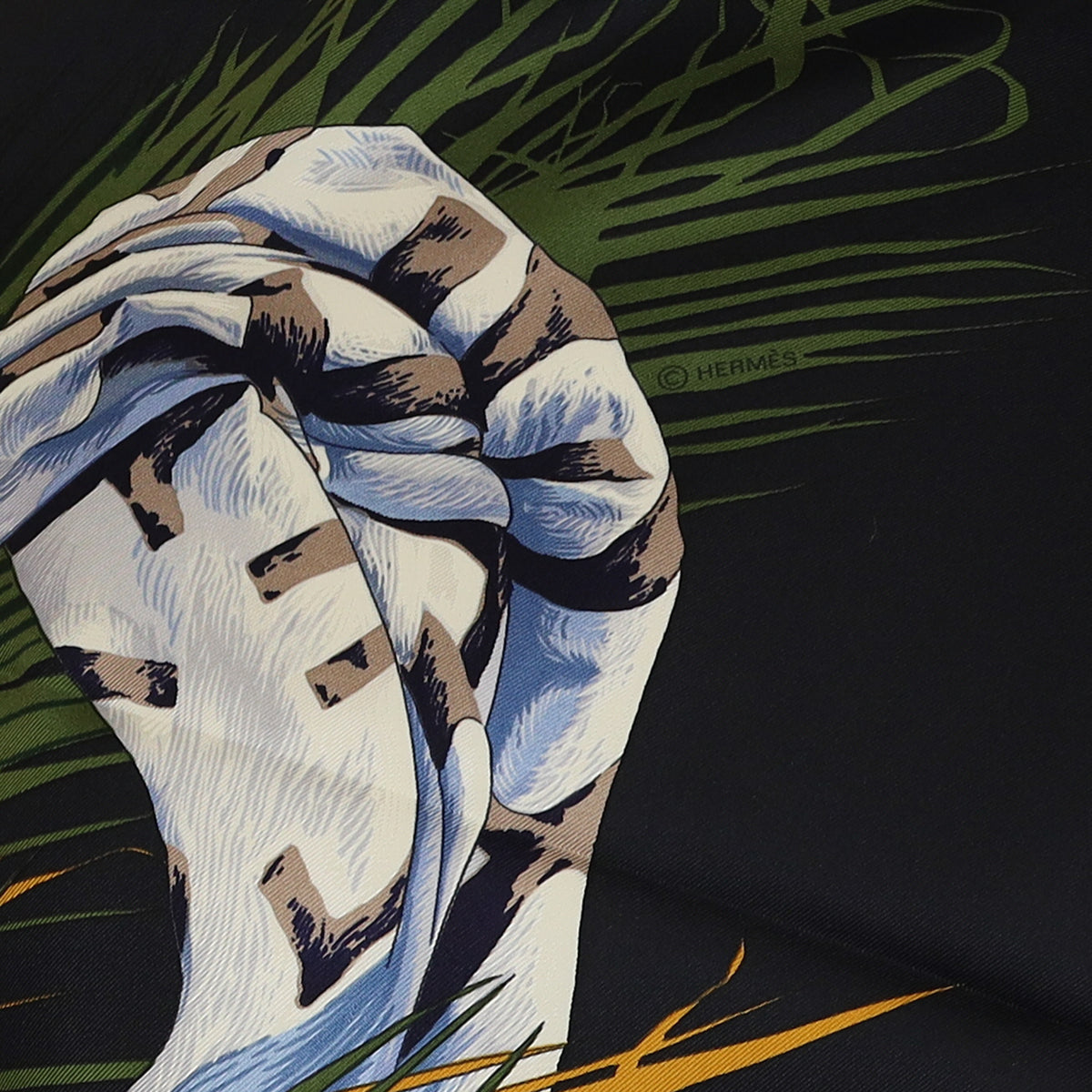 Brand New Boxed Hermès Turbans des Reines Silk Scarf Quite Rare