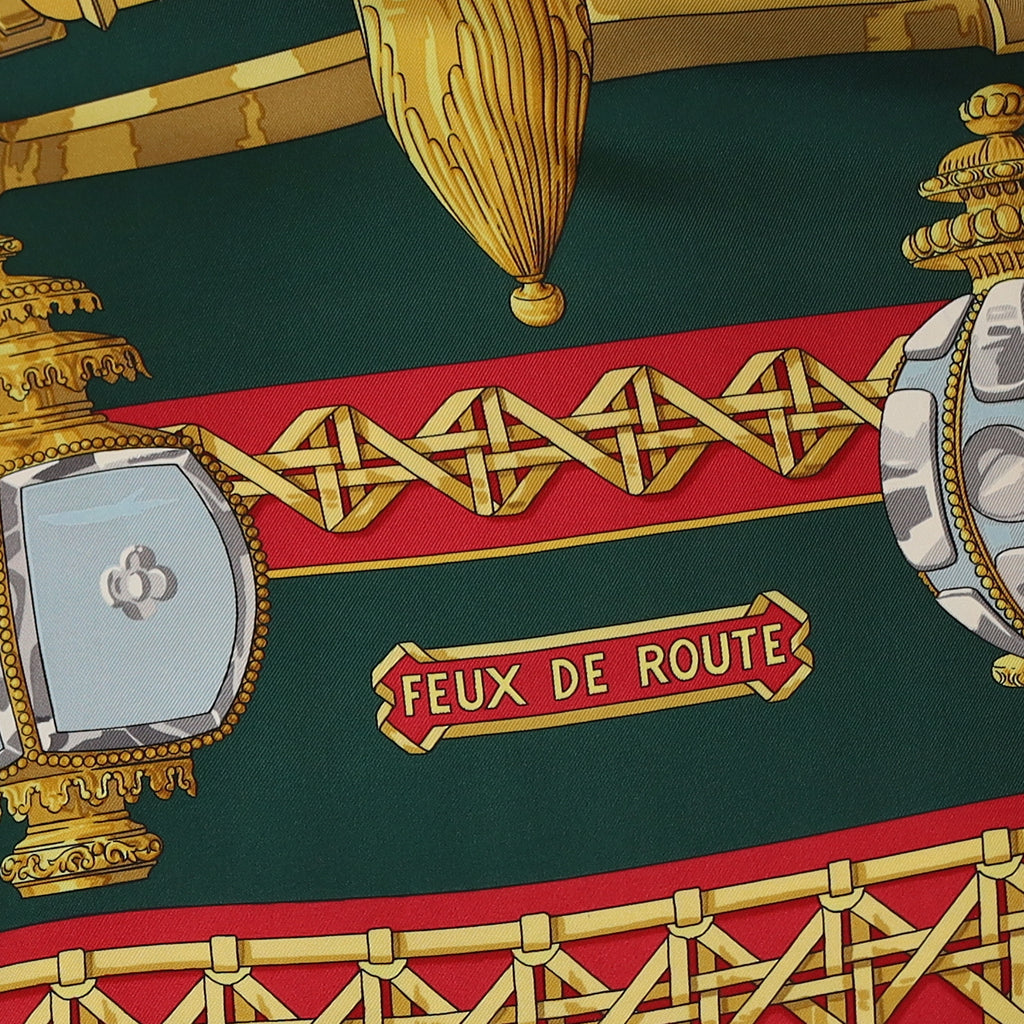 Hermès Feux de Route Silk Scarf