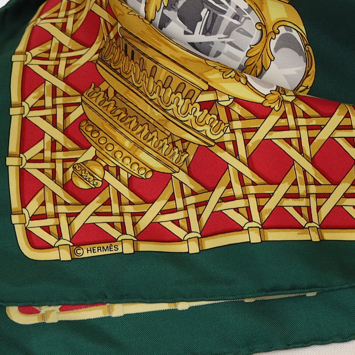 Hermès Feux de Route Silk Scarf
