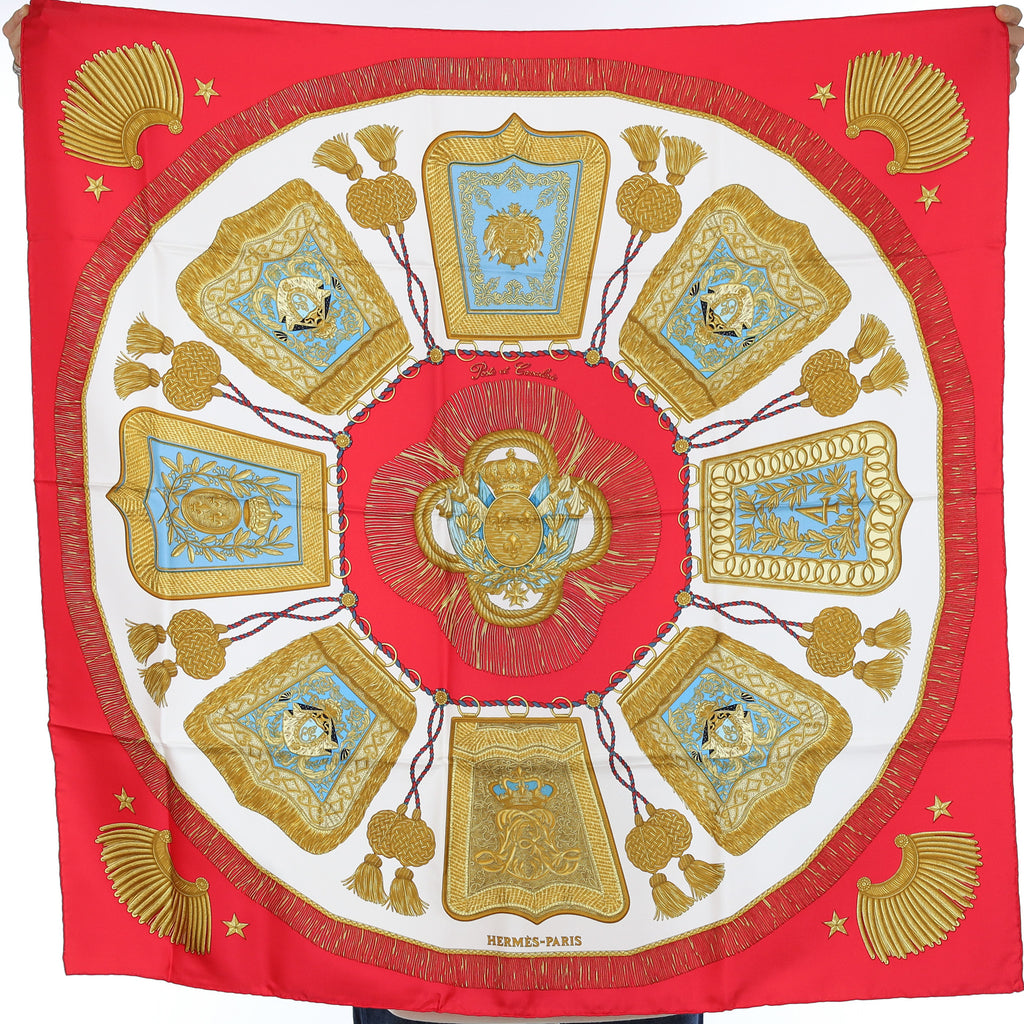 Brand New Boxed Hermès Poste et Cavalerie Silk Scarf