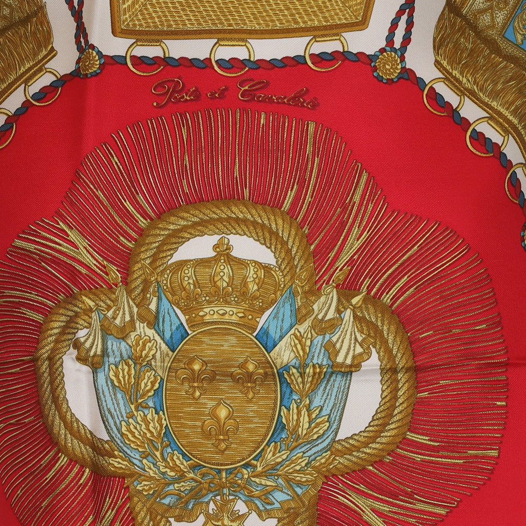 Brand New Boxed Hermès Poste et Cavalerie Silk Scarf