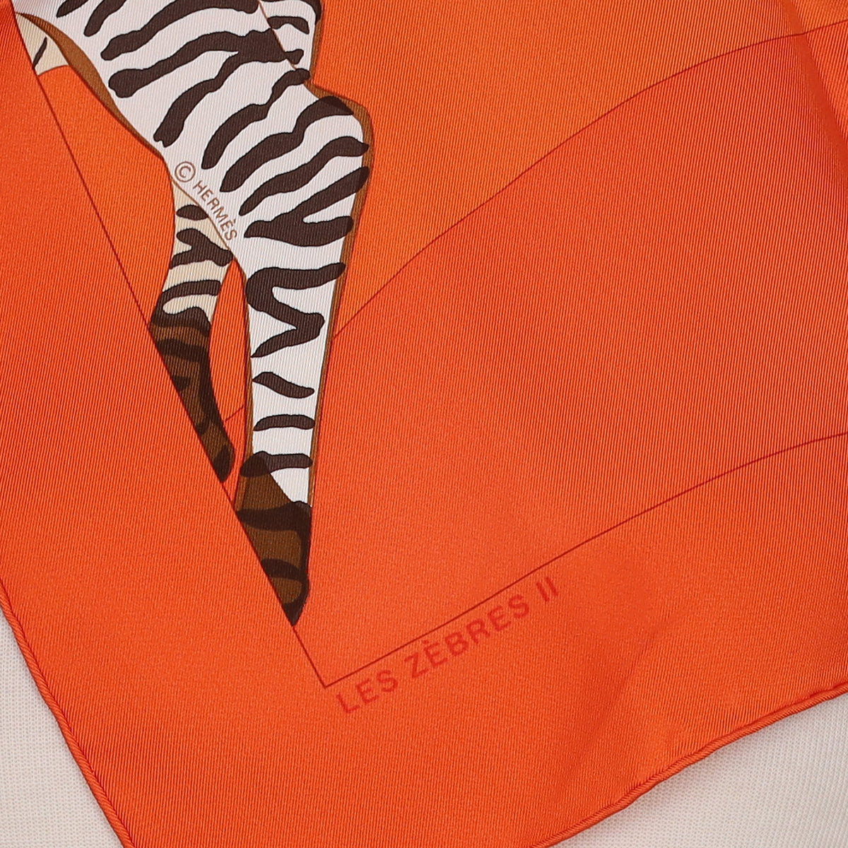 Brand New Boxed Hermès Les Zèbras II Silk Scarf Quie Rare