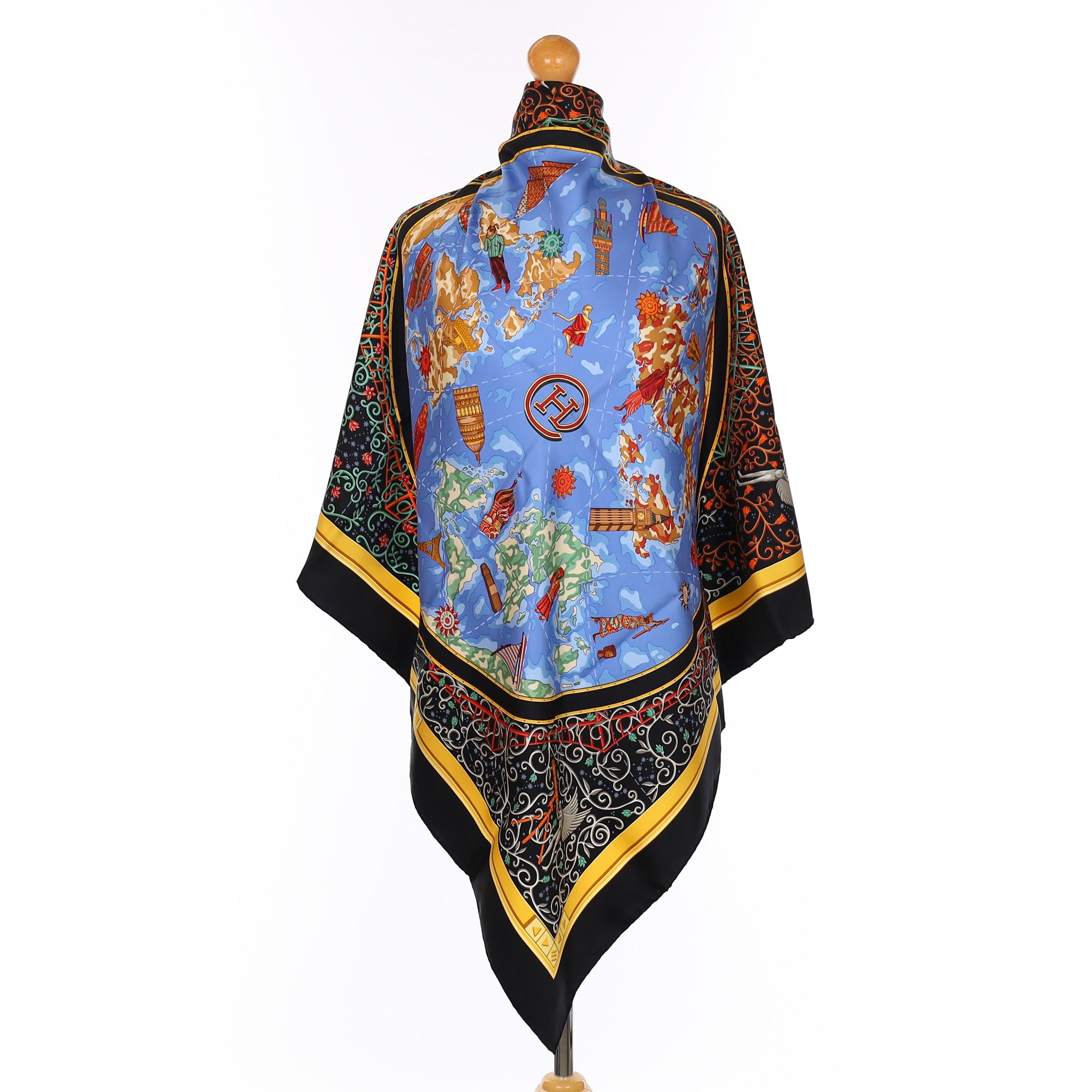 Boxed Hermès www.hermes.com Vintage Silk Scarf