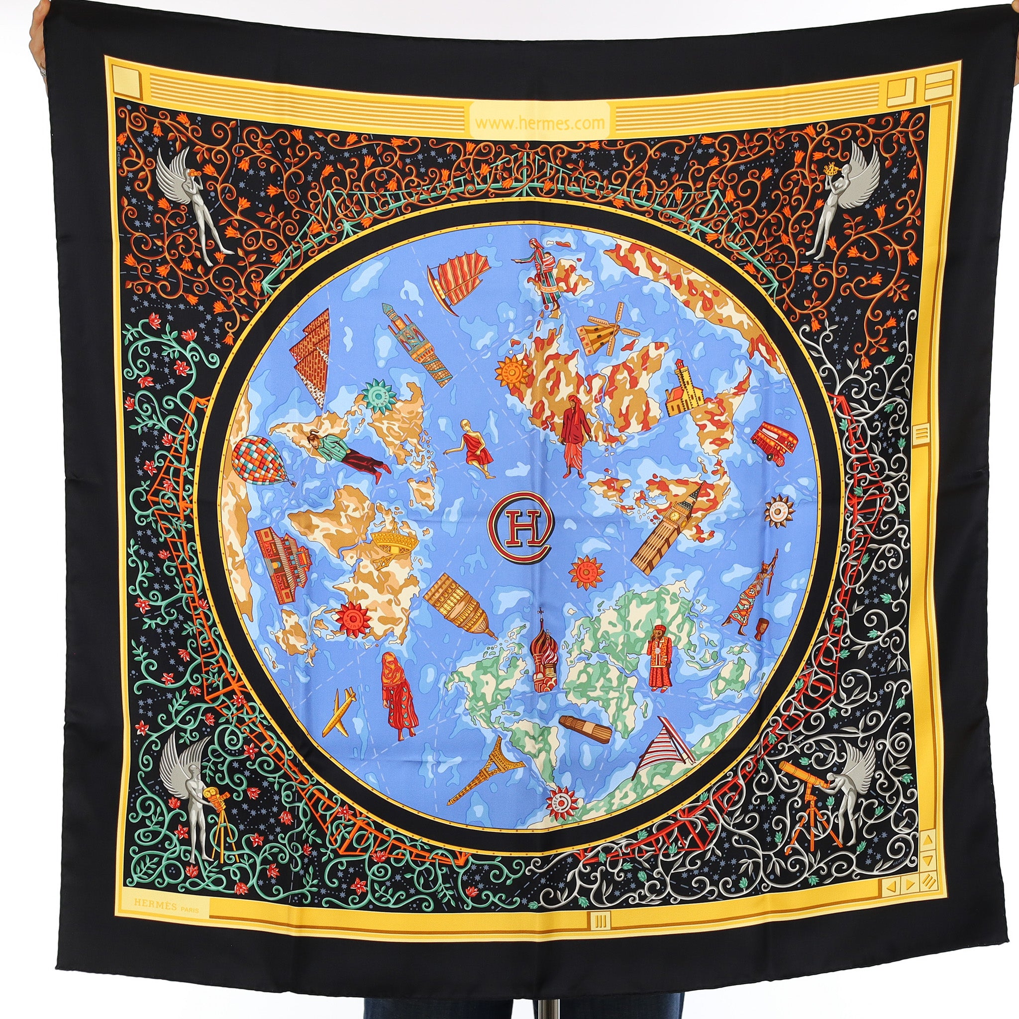 Boxed Hermès www.hermes.com Vintage Silk Scarf