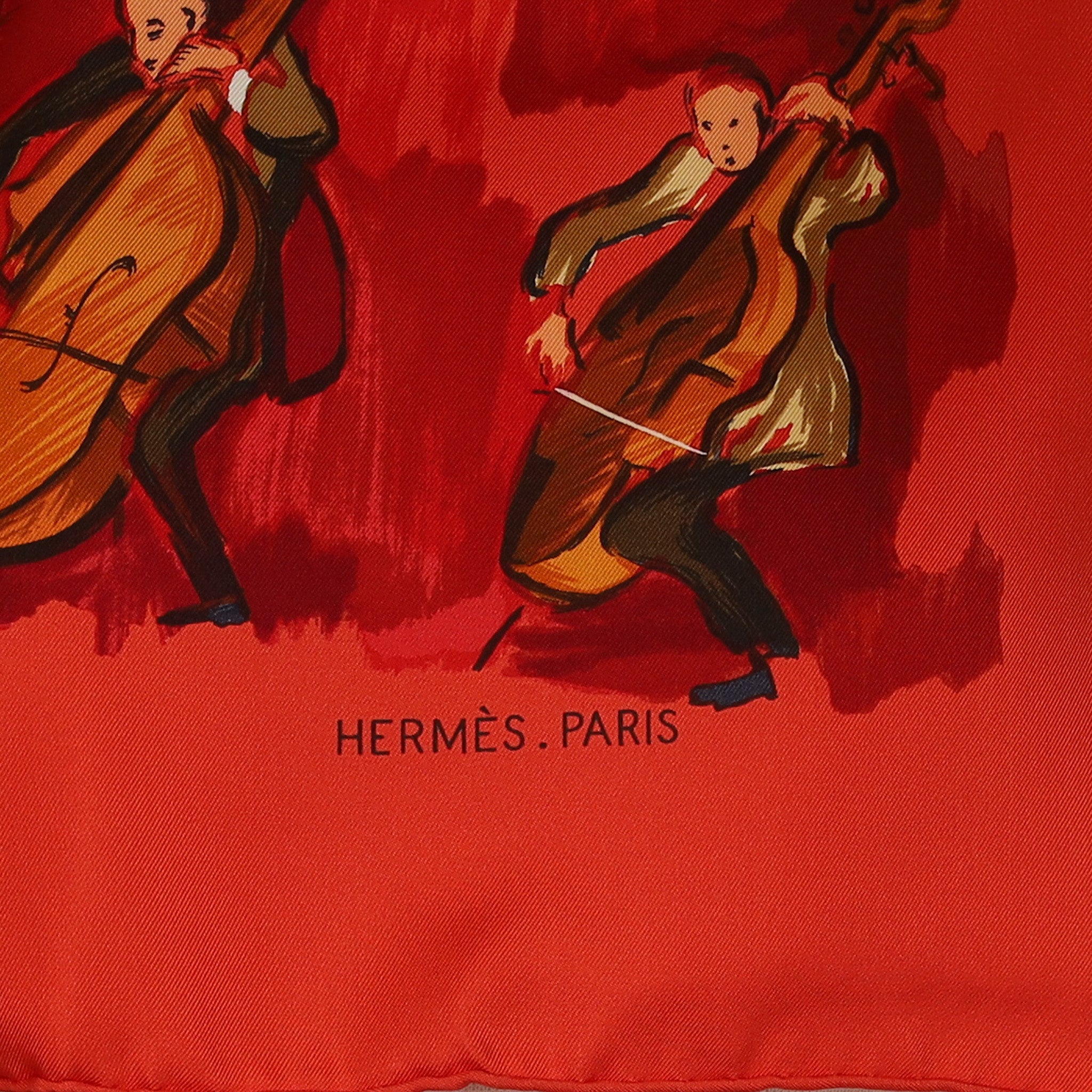 Pristine Boxed Hermès Concerto Vintage Silk Scarf