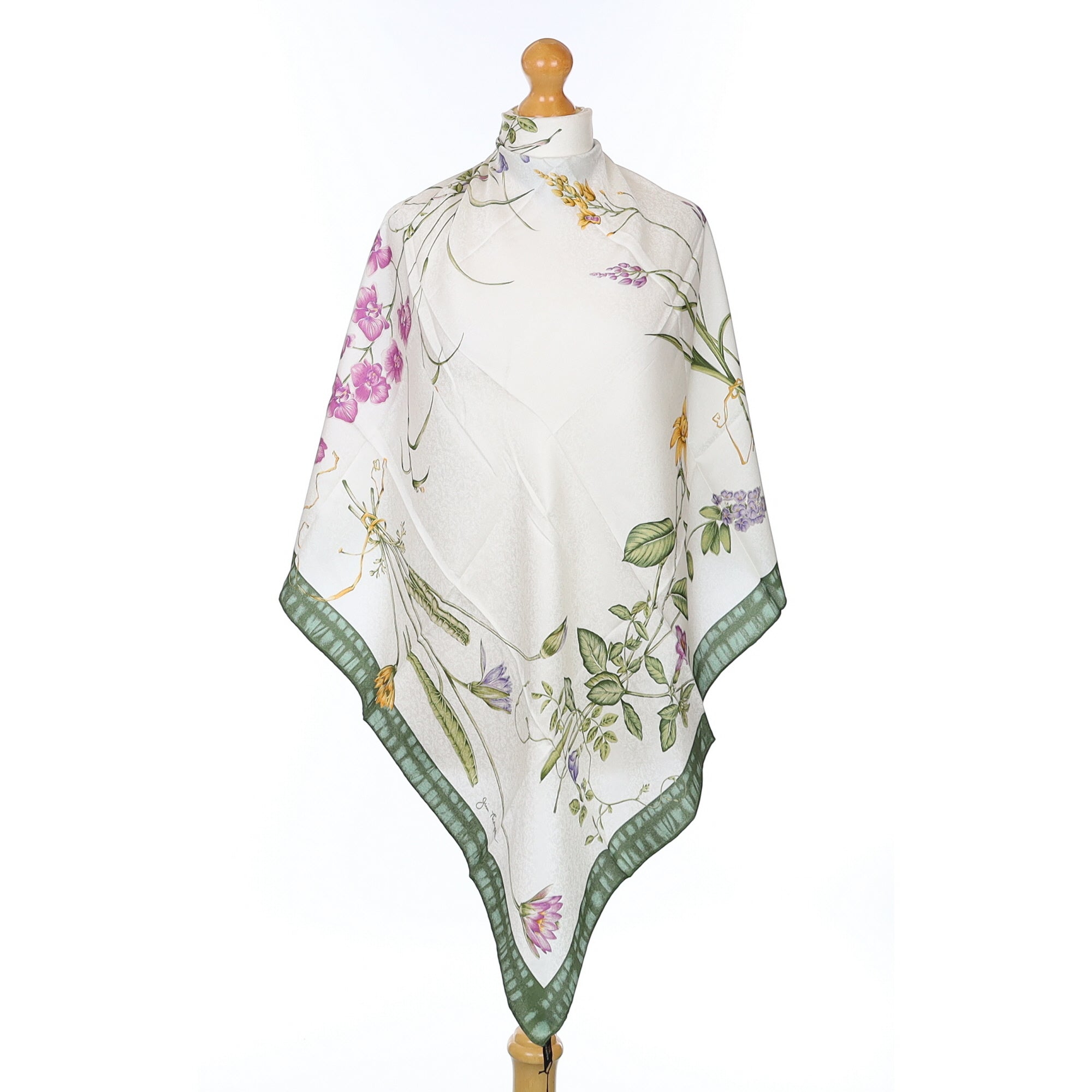 Brand New Jim Thompson Botanical Silk Scarf