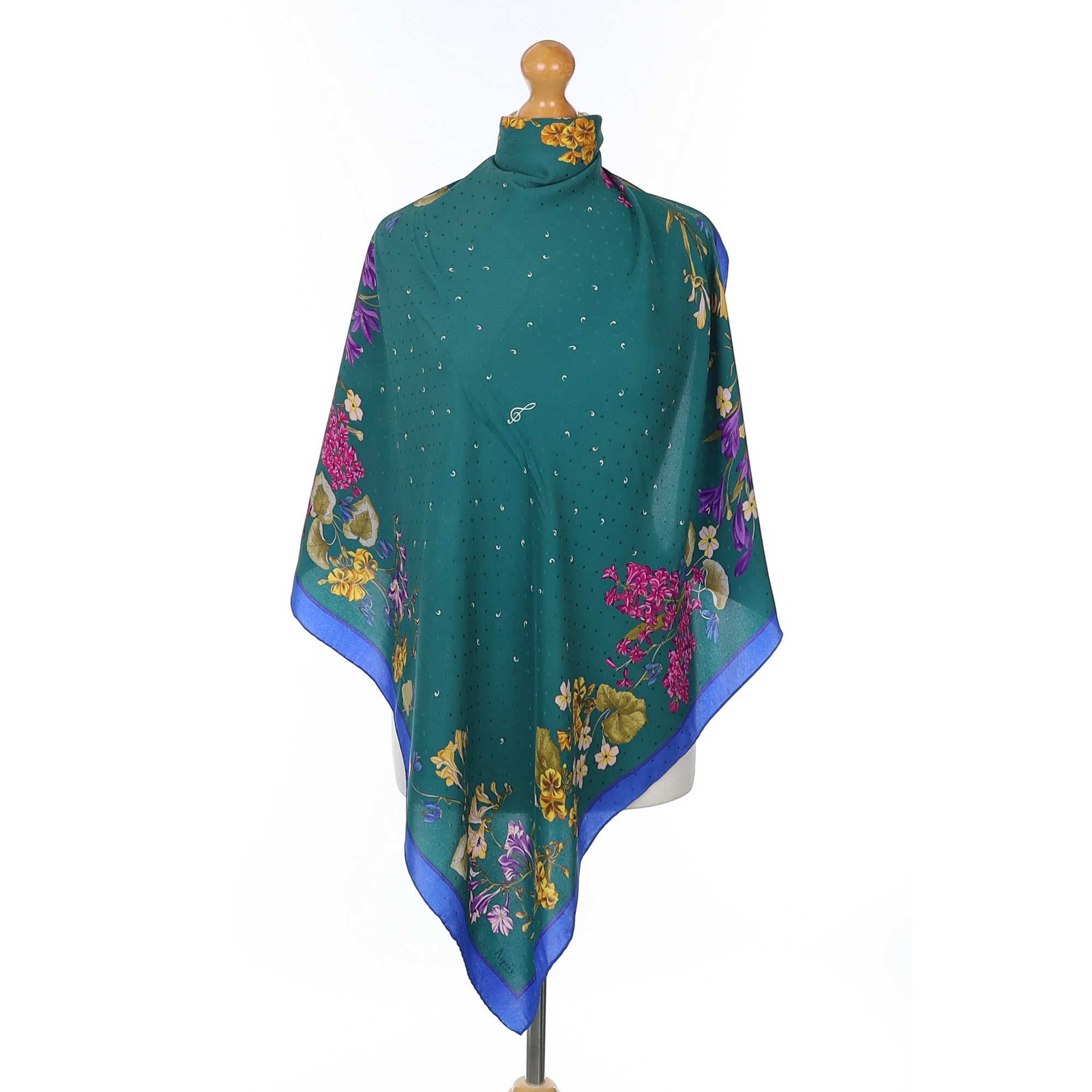 Asprey Floral Silk Scarf