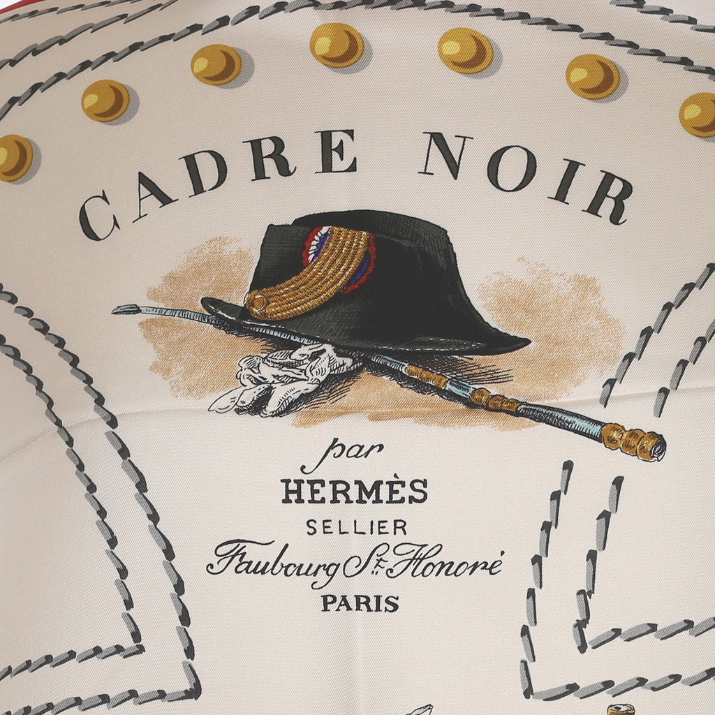 Brand New Boxed Hermès Cadre Noir Vintage Silk Scarf Rare