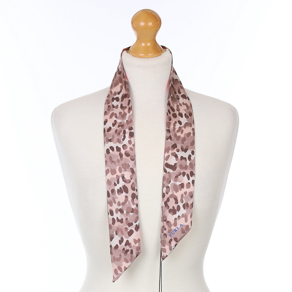 Furla Camouflage Print Silk Scarf