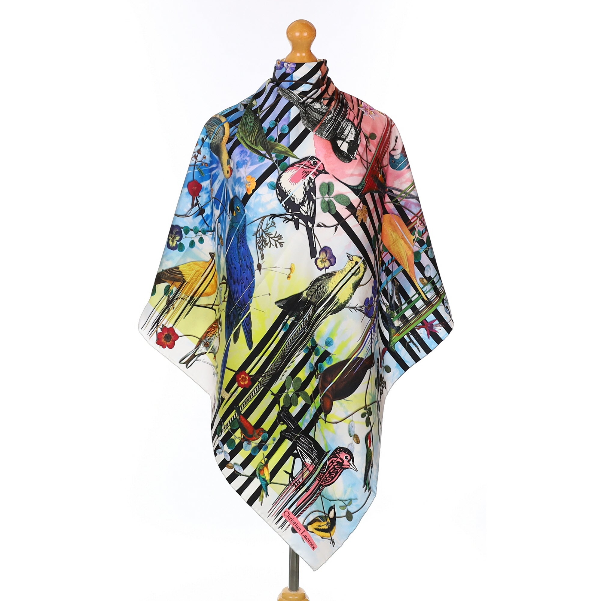 Brand New Christian Lacroix Silk Scarf