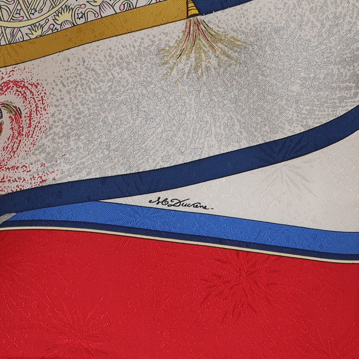Brand New Boxed Hermès Feux D'artifice Silk Scarf