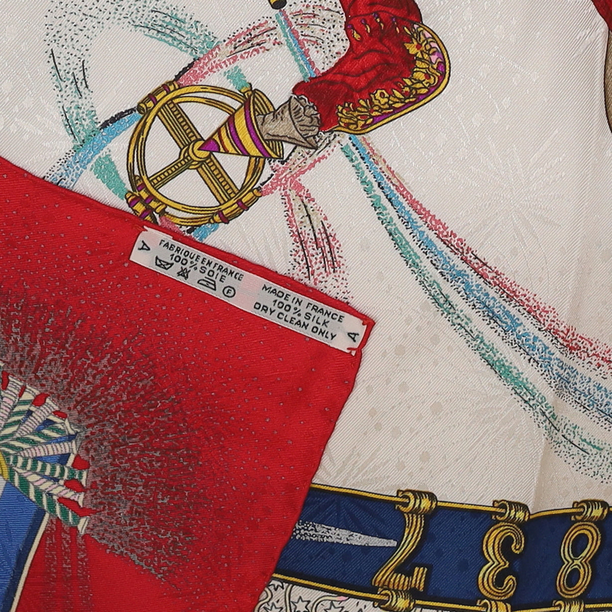 Brand New Boxed Hermès Feux D'artifice Silk Scarf