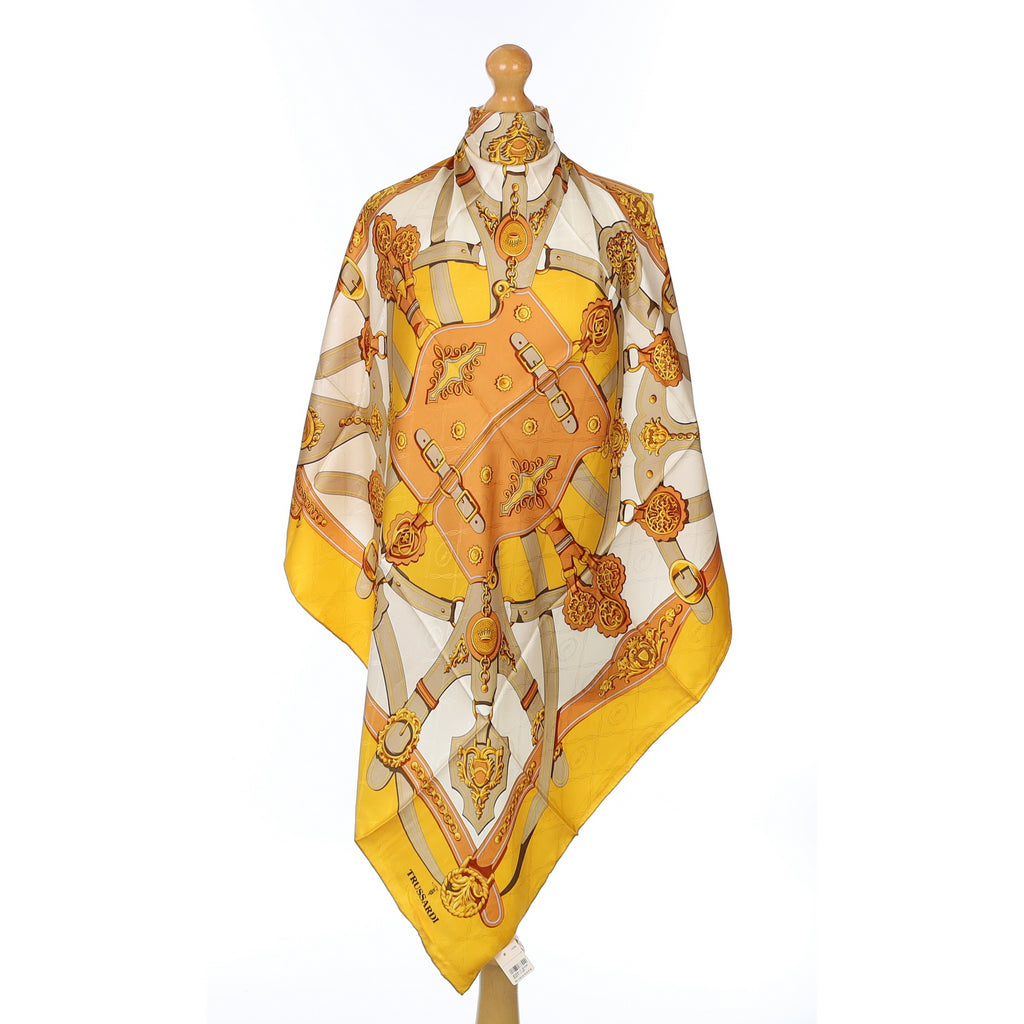 Brand New Trussardi Silk Scarf