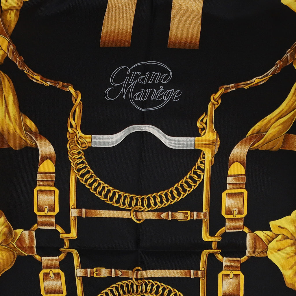 Brand New Boxed Hermès Grand Manège Silk Scarf
