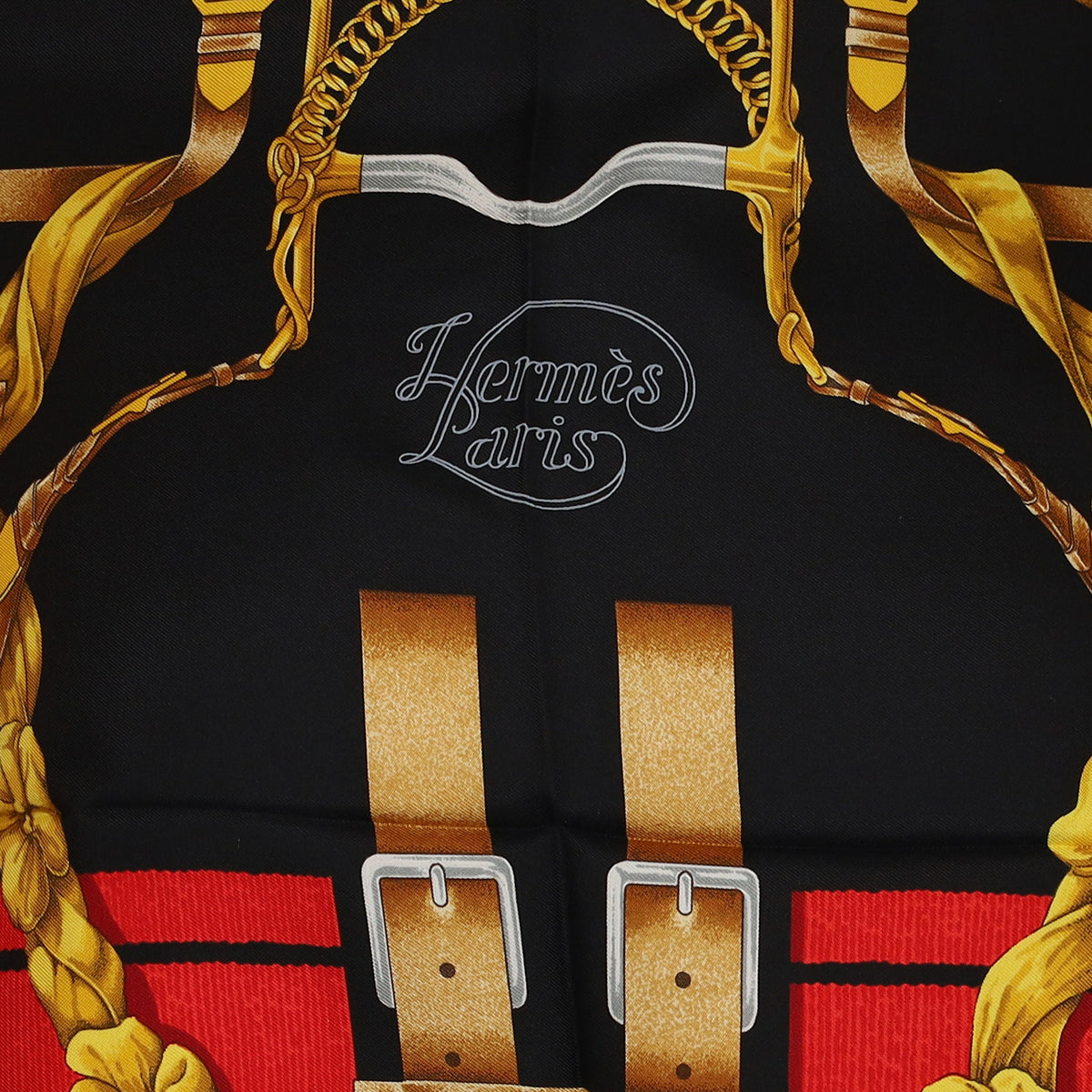 Brand New Boxed Hermès Grand Manège Silk Scarf