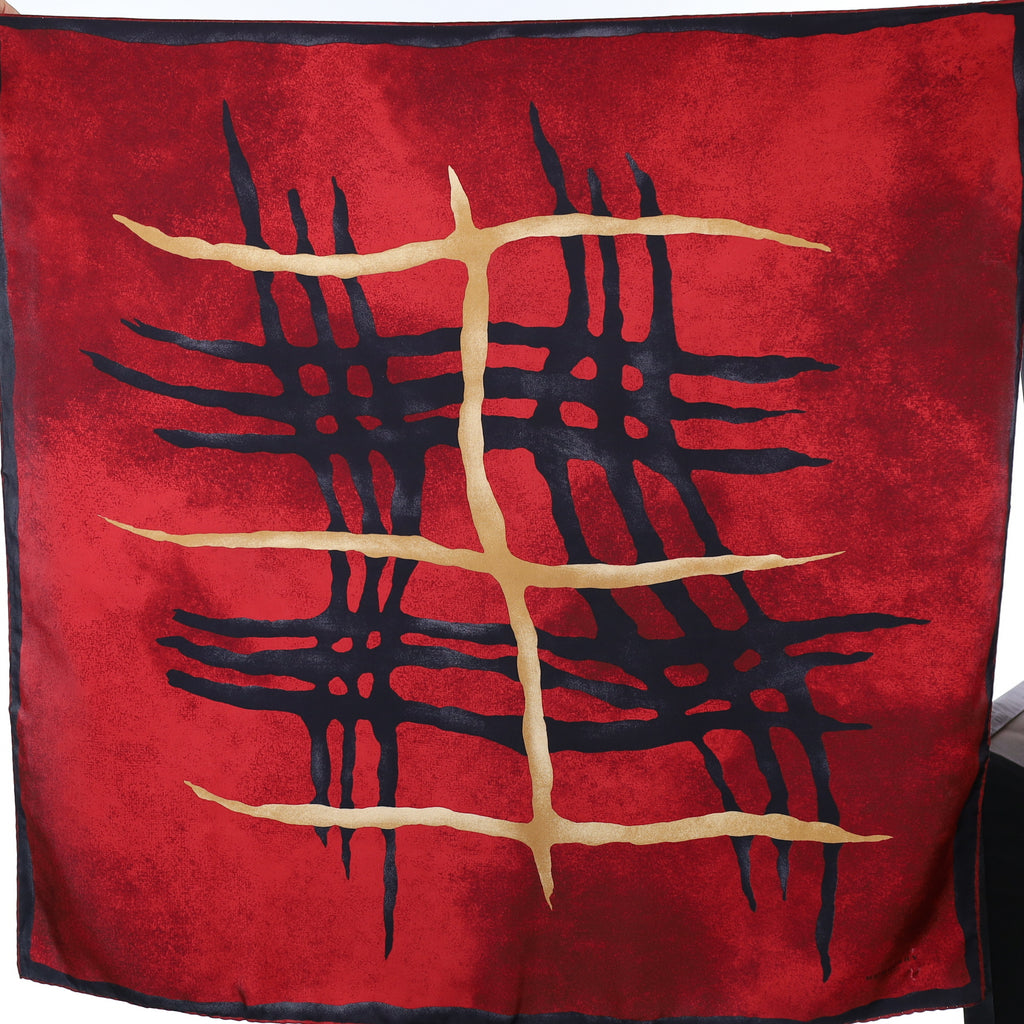 Pristine Burberry Silk Scarf