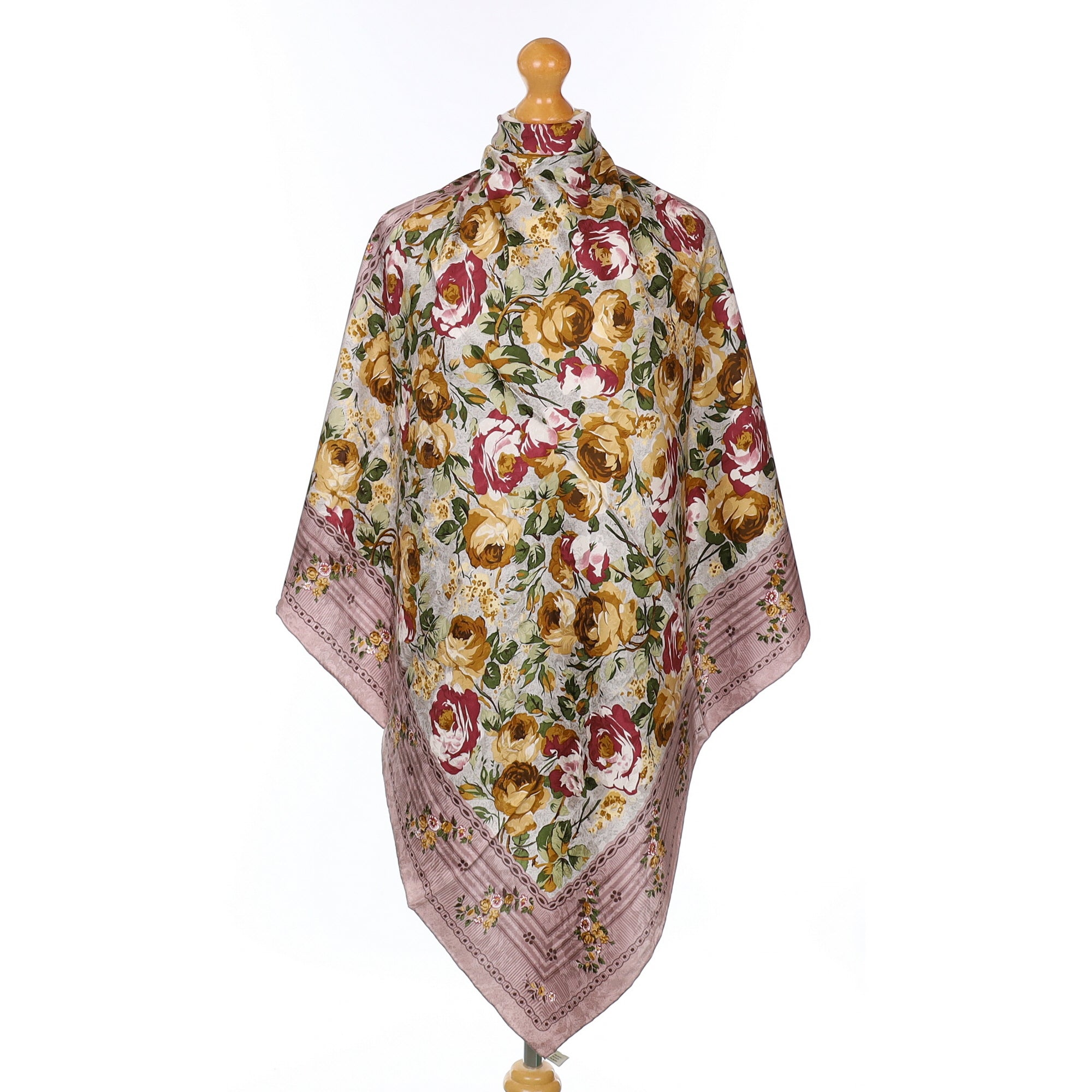 Brand New Floral Silk Scarf