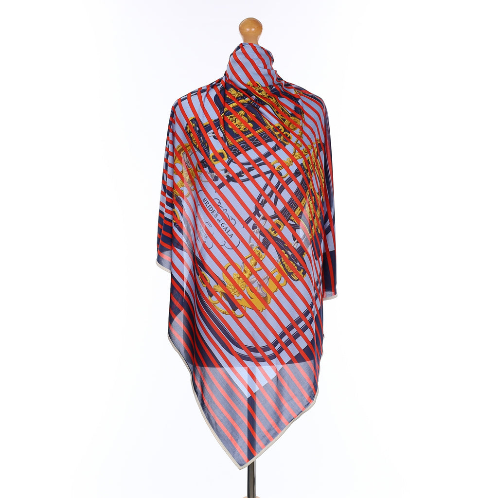 Pristine Boxed Hermès Brides de Gala Jersey Silk Scarf