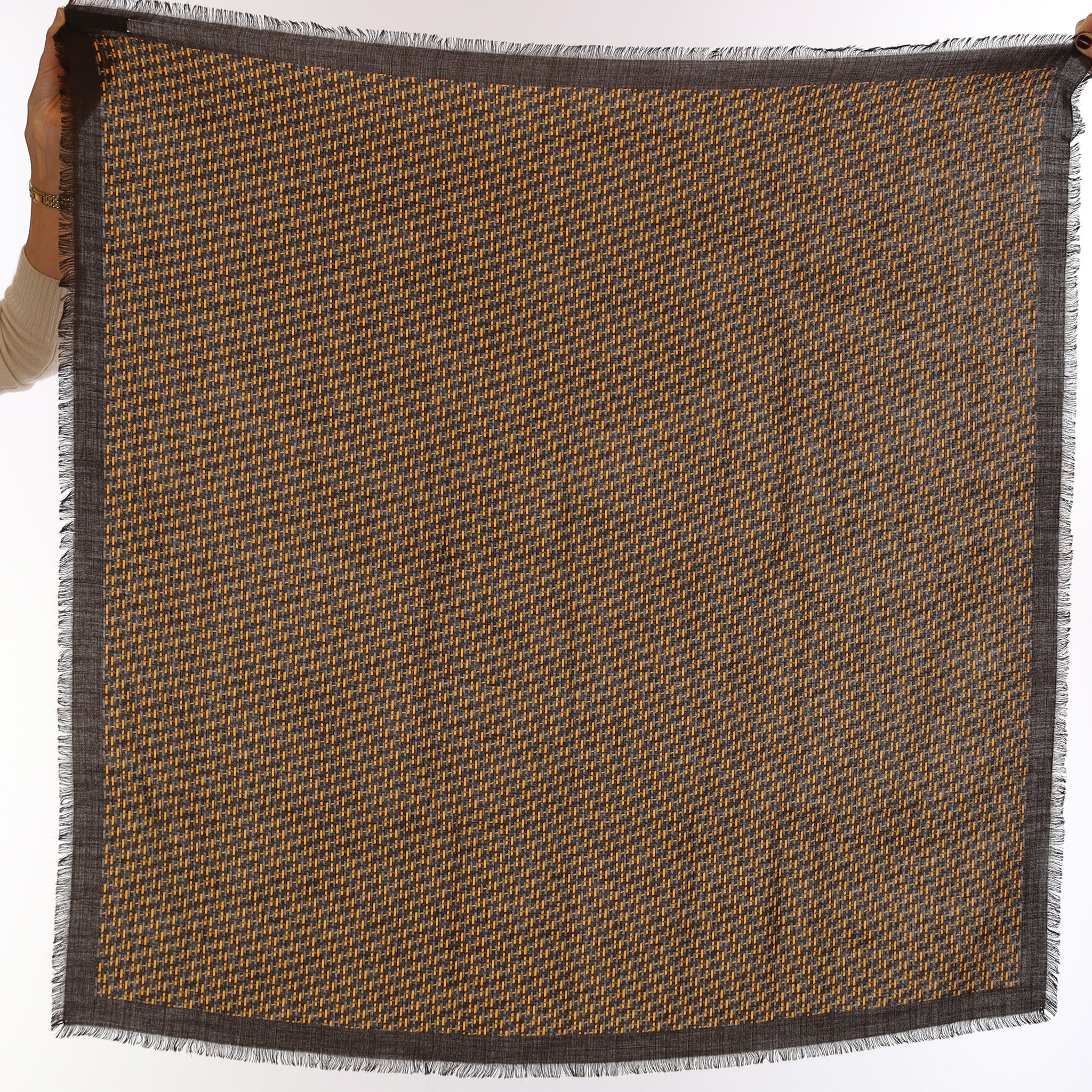 Brand New Boxed Hermès Vintage Cashmere Blend Scarf