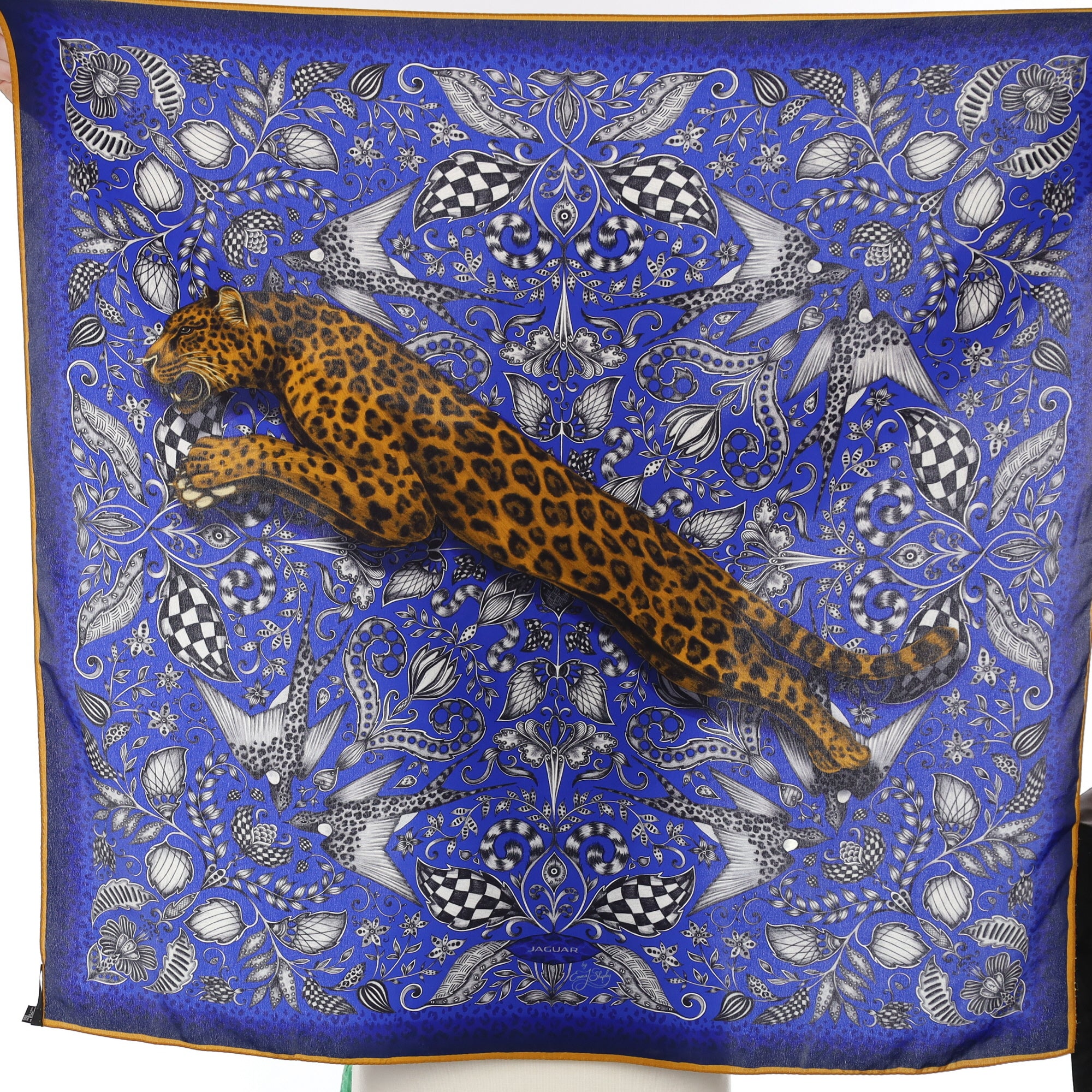 Emma Shipley for Jaguar Silk Scarf
