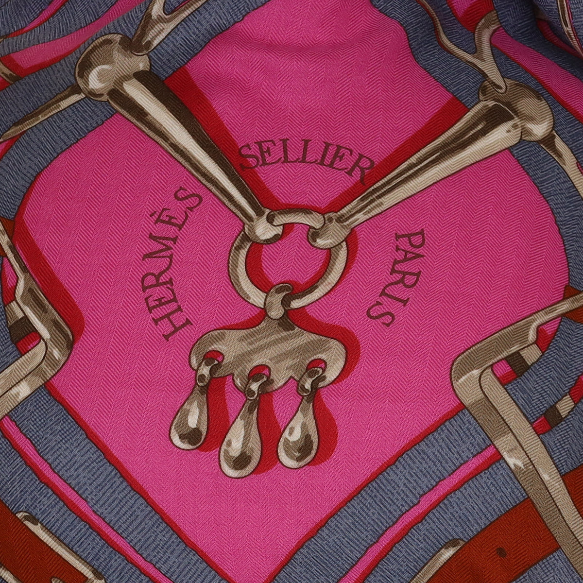 Pristine Boxed Hermès Mors à Jouets Vintage Cashmere and Silk Shawl