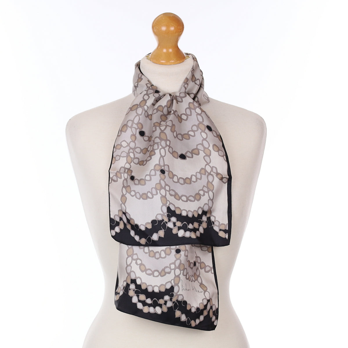 1970’s Richard Allan Vintage Silk Scarf