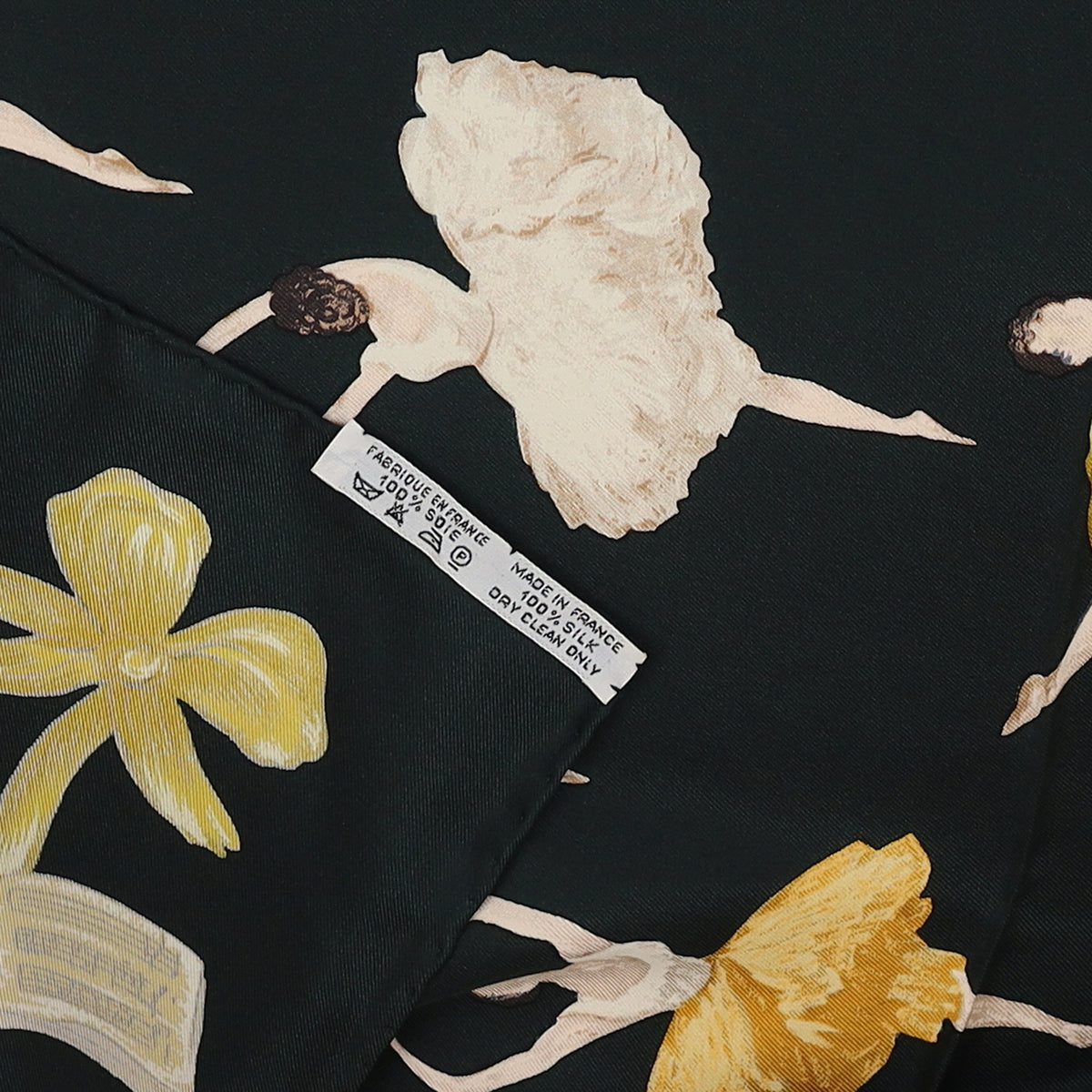 Boxed Hermès La Danse Vintage Silk Scarf