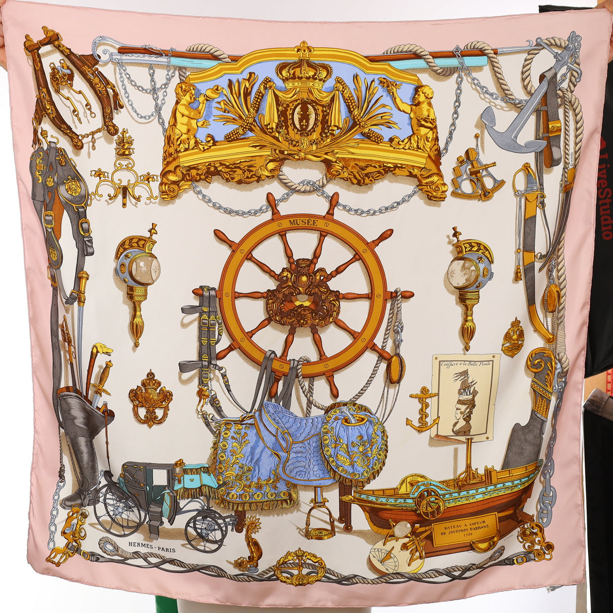 Hermès Musée Silk Scarf Quite Rare