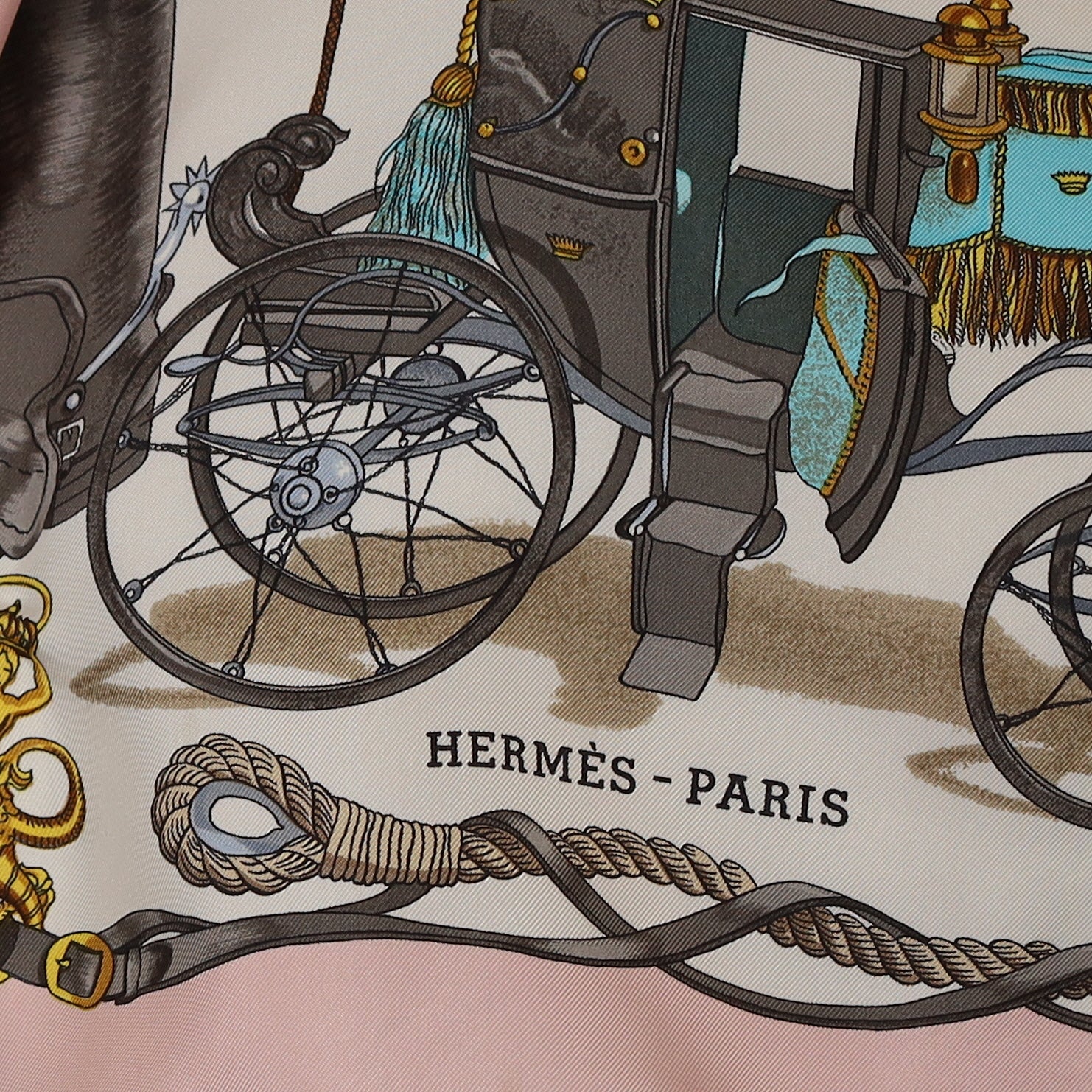 Hermès Musée Silk Scarf Quite Rare