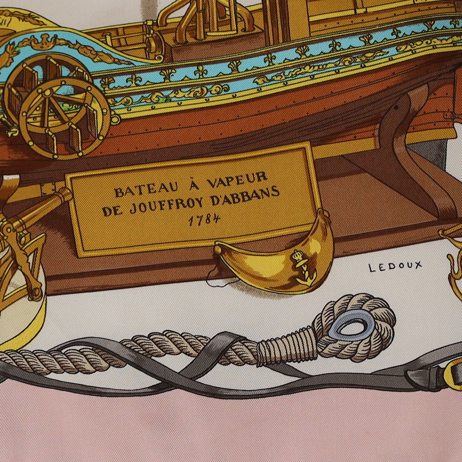 Hermès Musée Silk Scarf Quite Rare