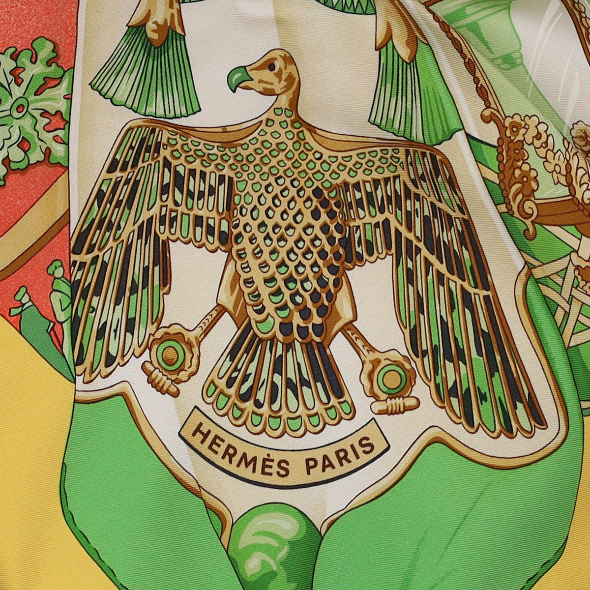 Pristine Boxed Hermès Soleil de Soie Vintage Silk Scarf