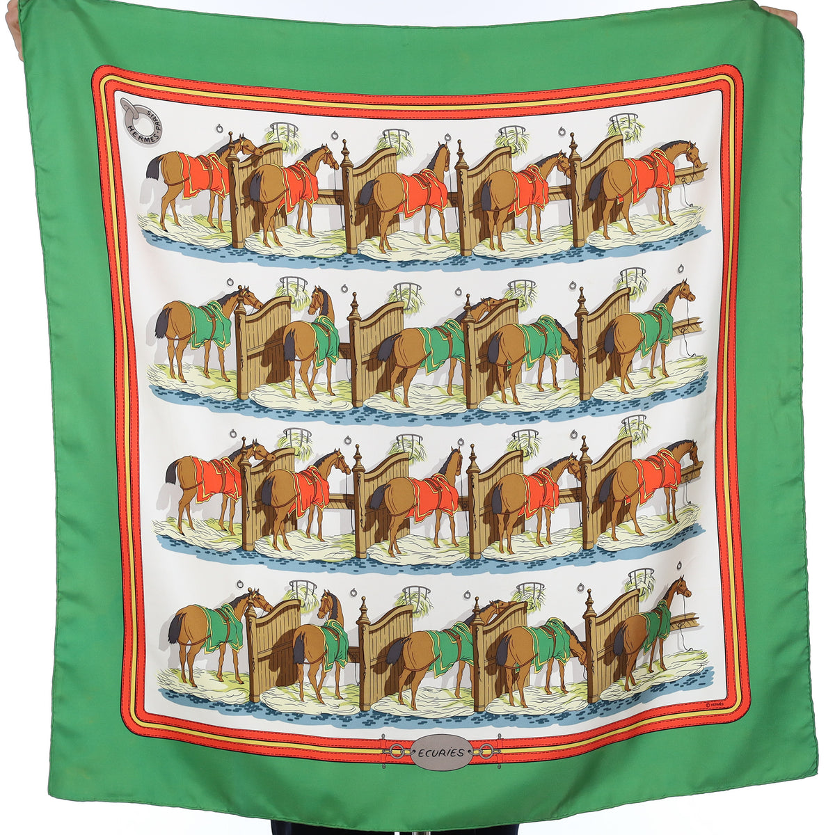 Hermès Ecuries Silk Scarf