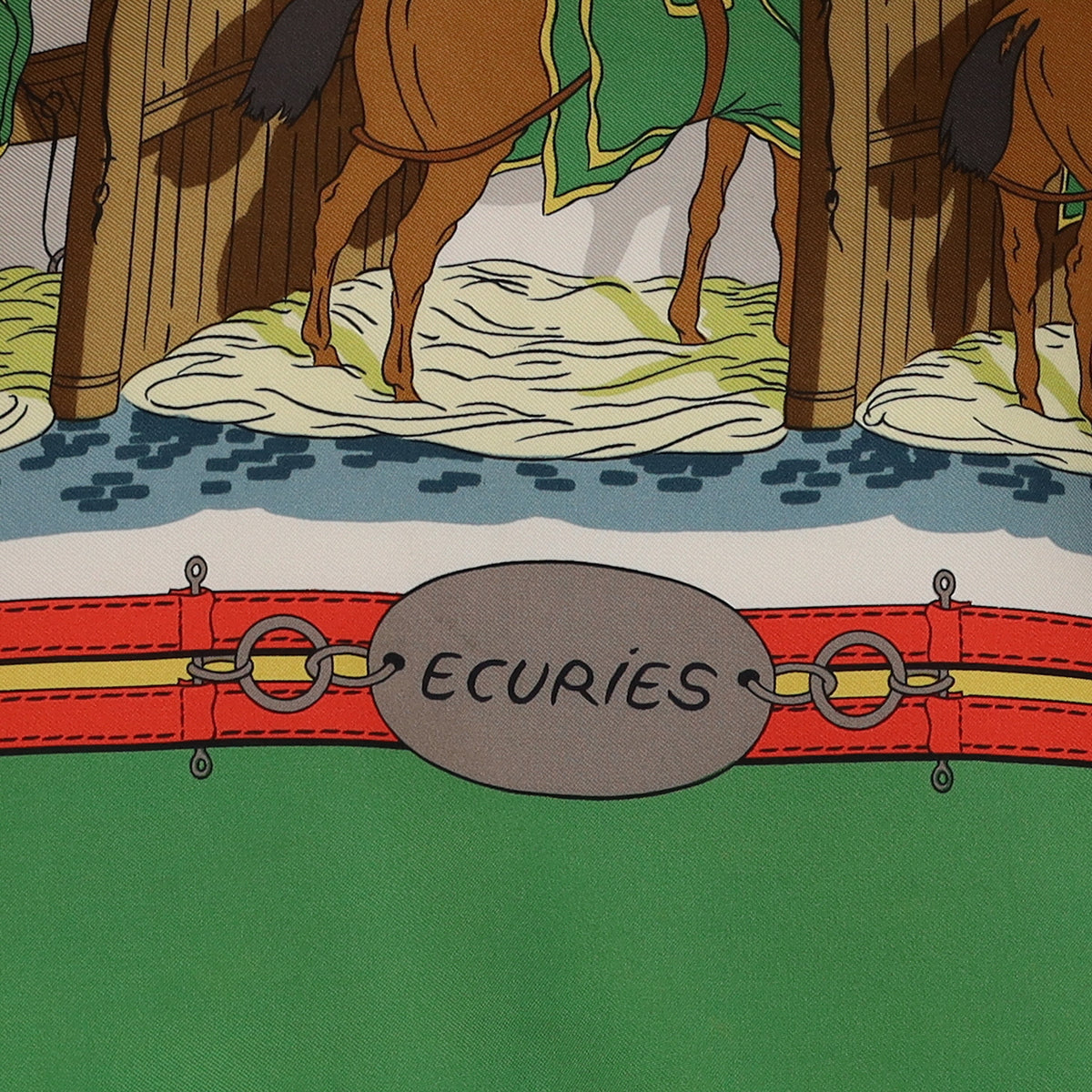 Hermès Ecuries Silk Scarf