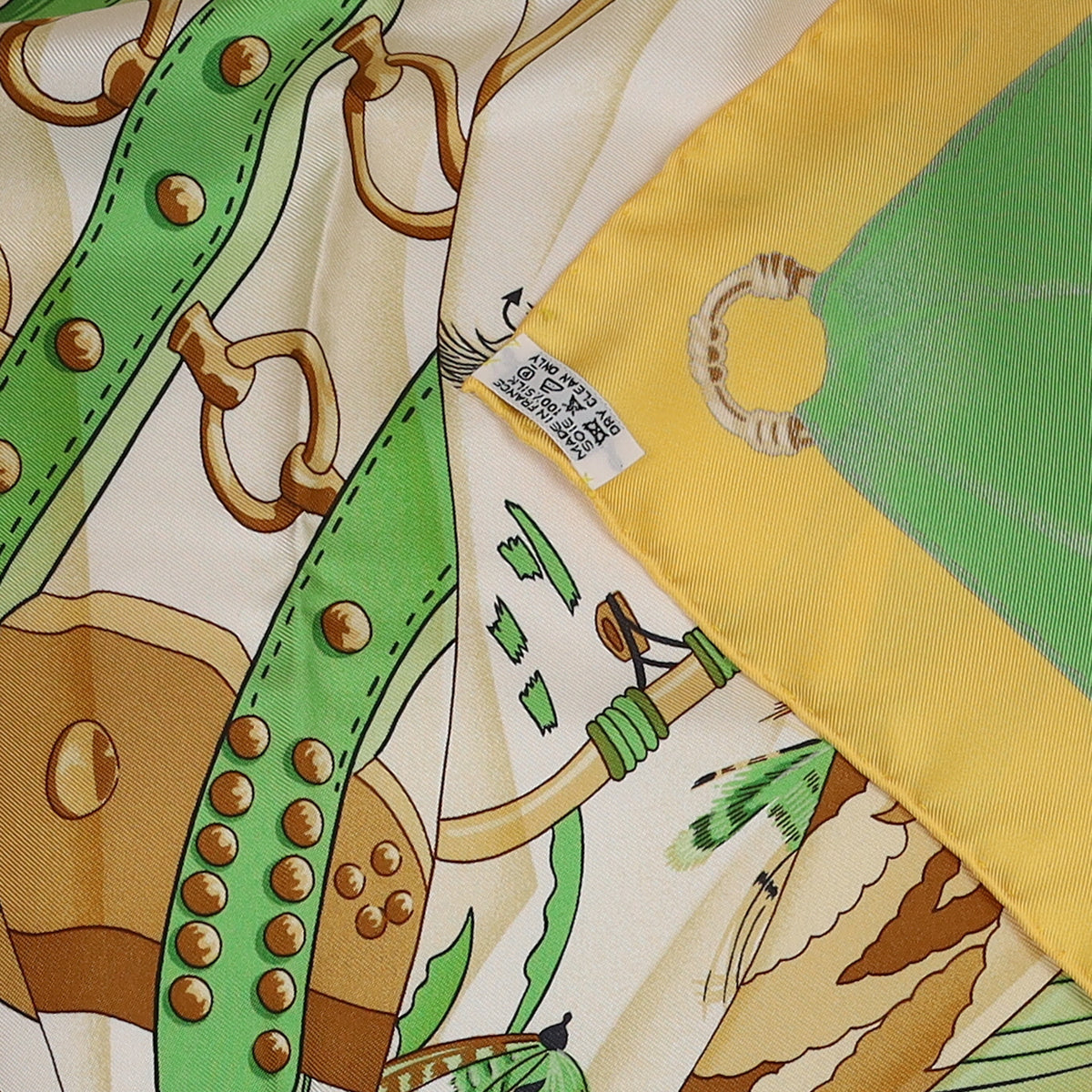 Pristine Boxed Hermès Soleil de Soie Vintage Silk Scarf