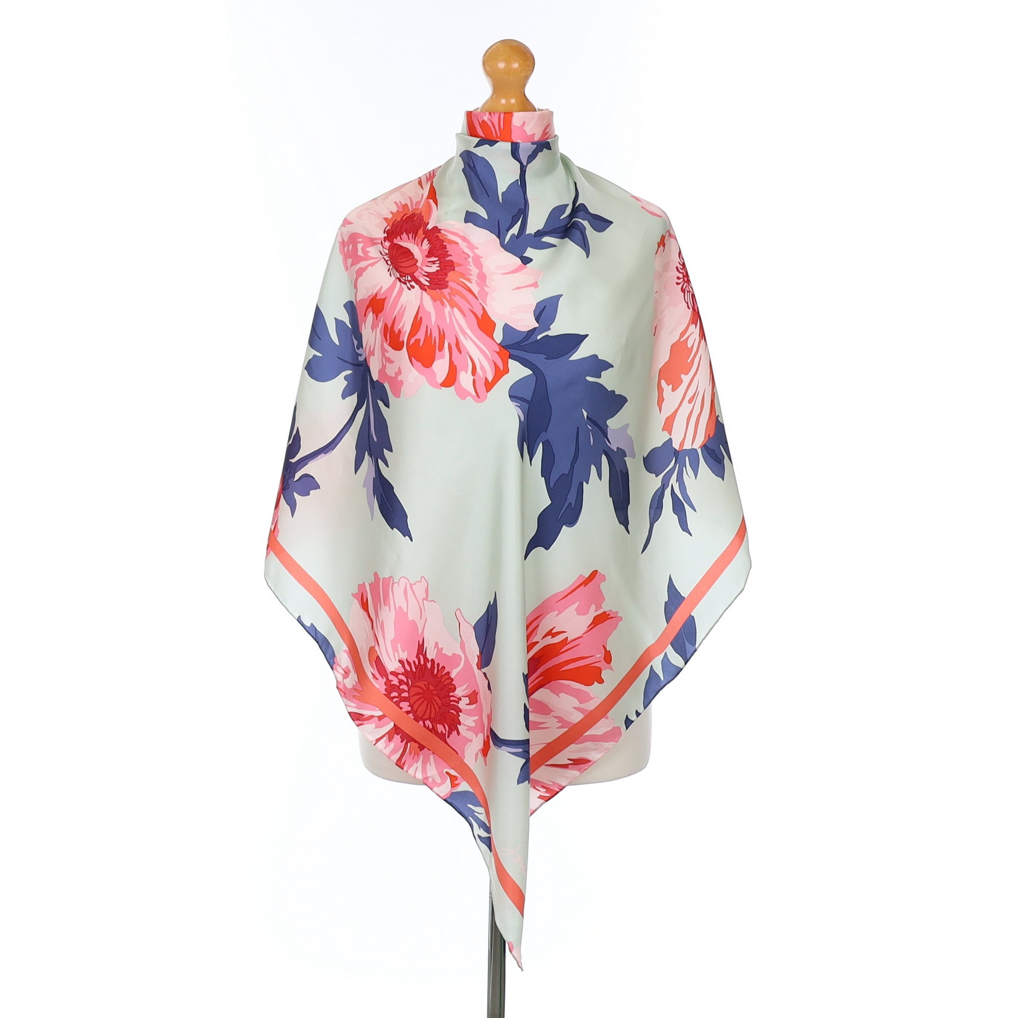 Joules Floral Silk Scarf