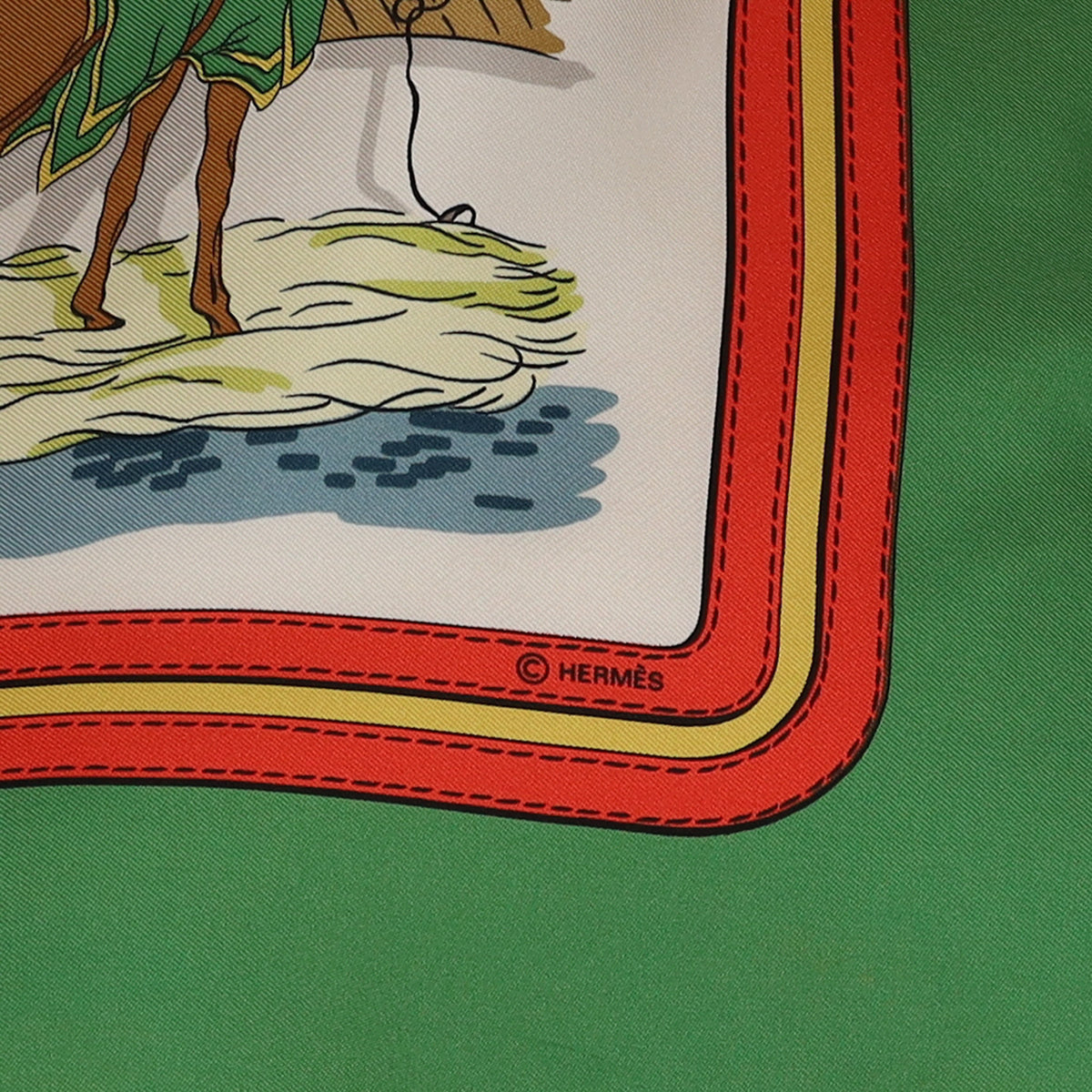 Hermès Ecuries Silk Scarf