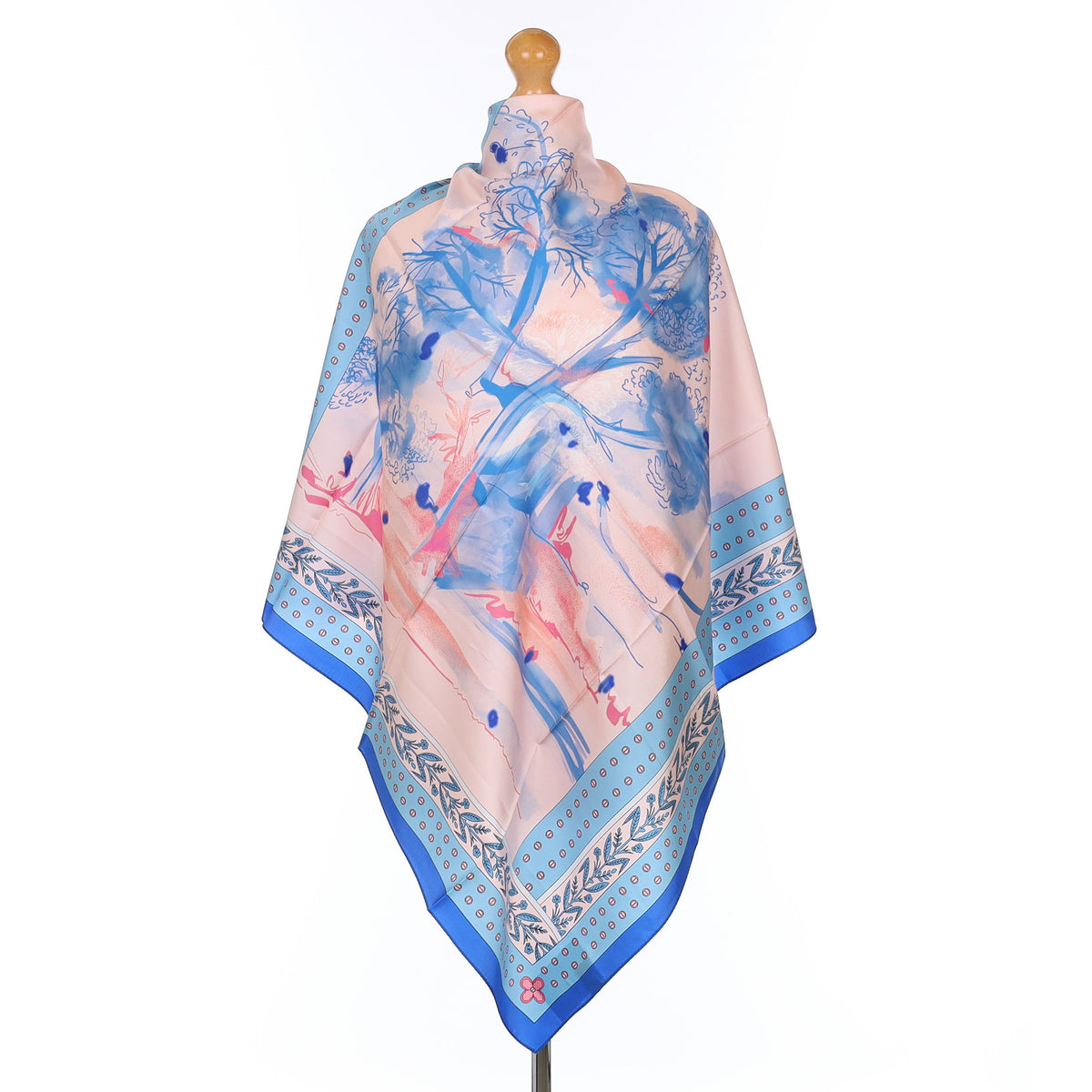 Brand New Boxed Wensli Silk Scarf