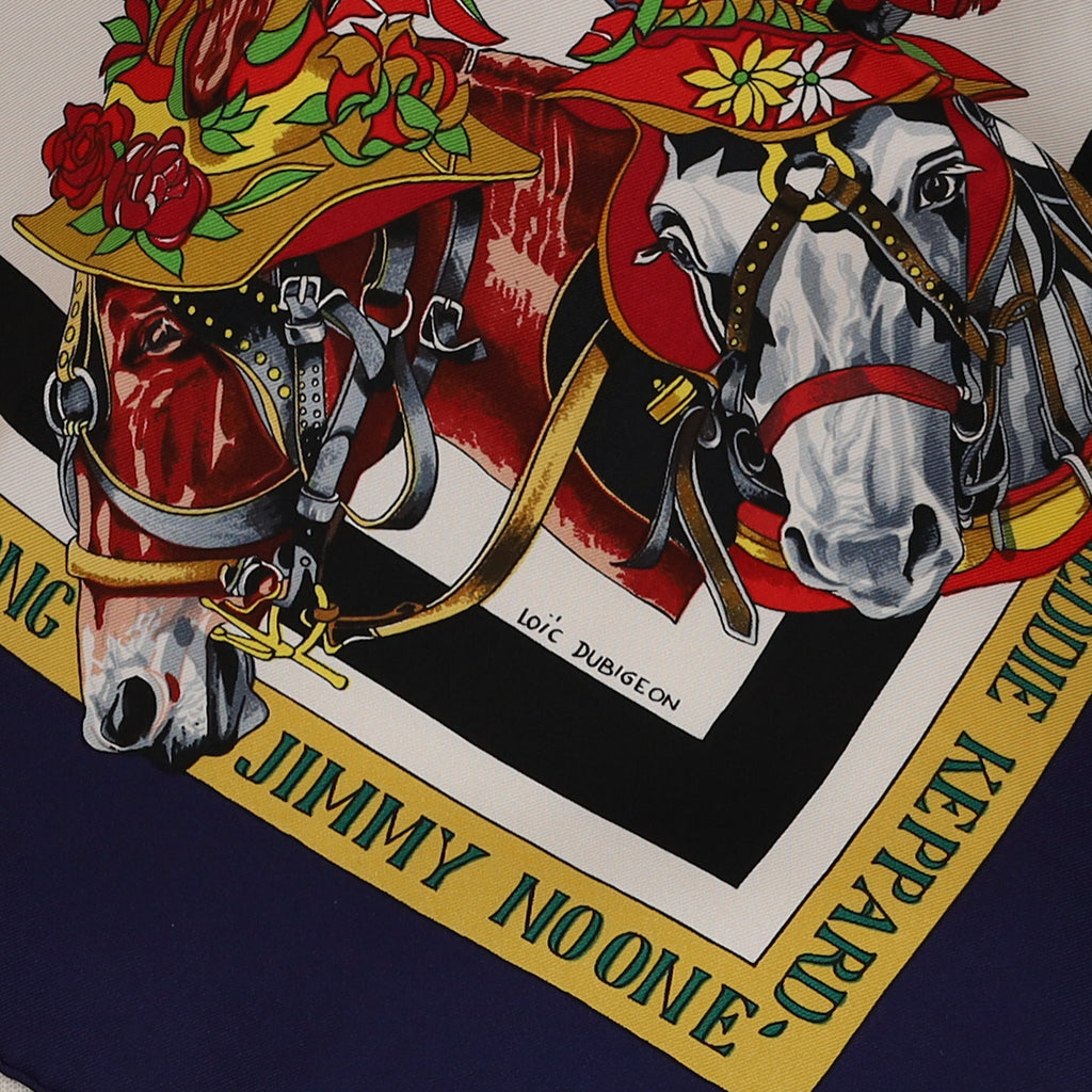 Brand New Boxed Hermès New Orleans Creole Jazz 1923 Vintage Silk Scarf