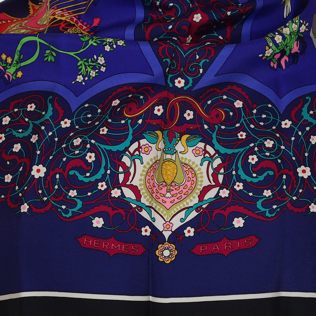 Pristine Boxed Hermès Poésie Persane Silk Scarf Quite Rare