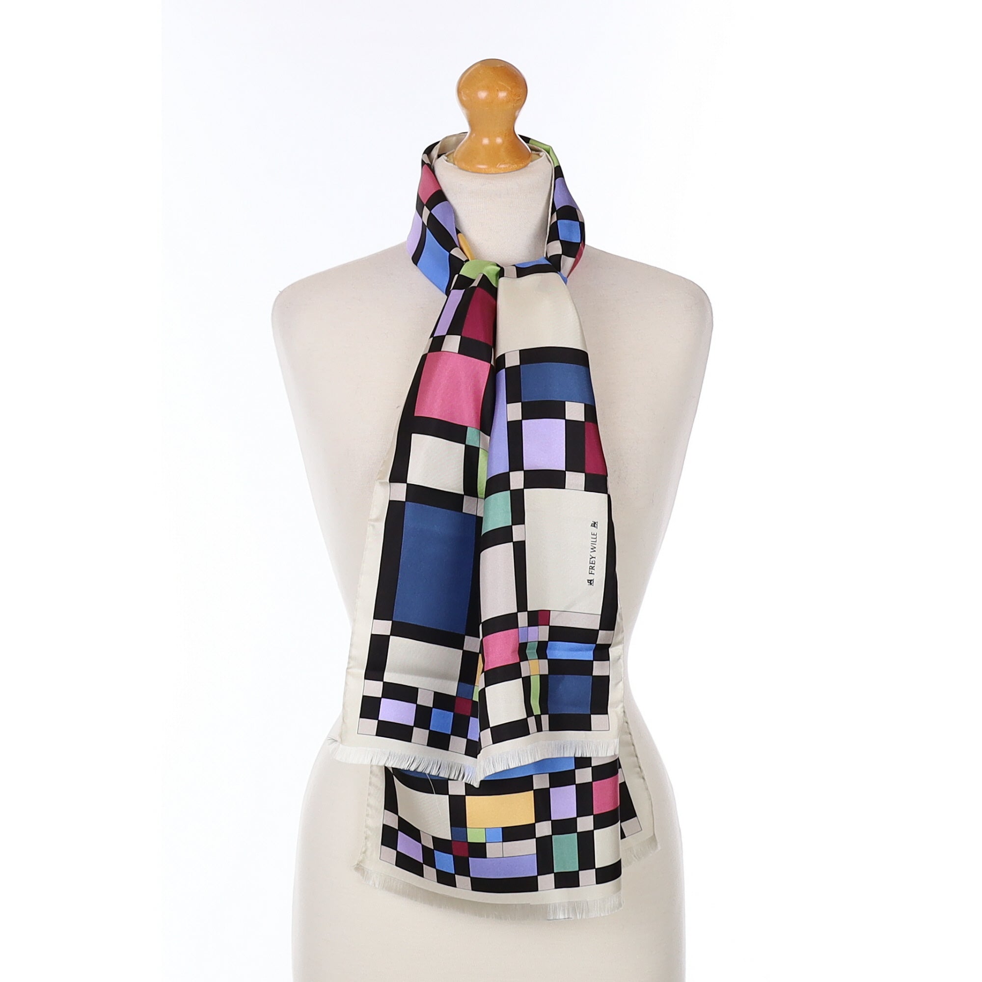 Brand New Boxed Frey Wille Silk Scarf