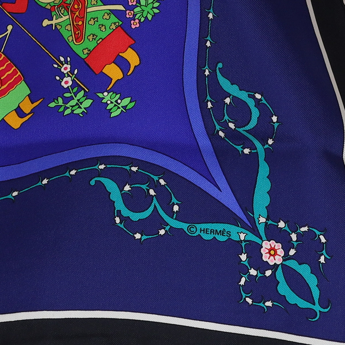 Pristine Boxed Hermès Poésie Persane Silk Scarf Quite Rare