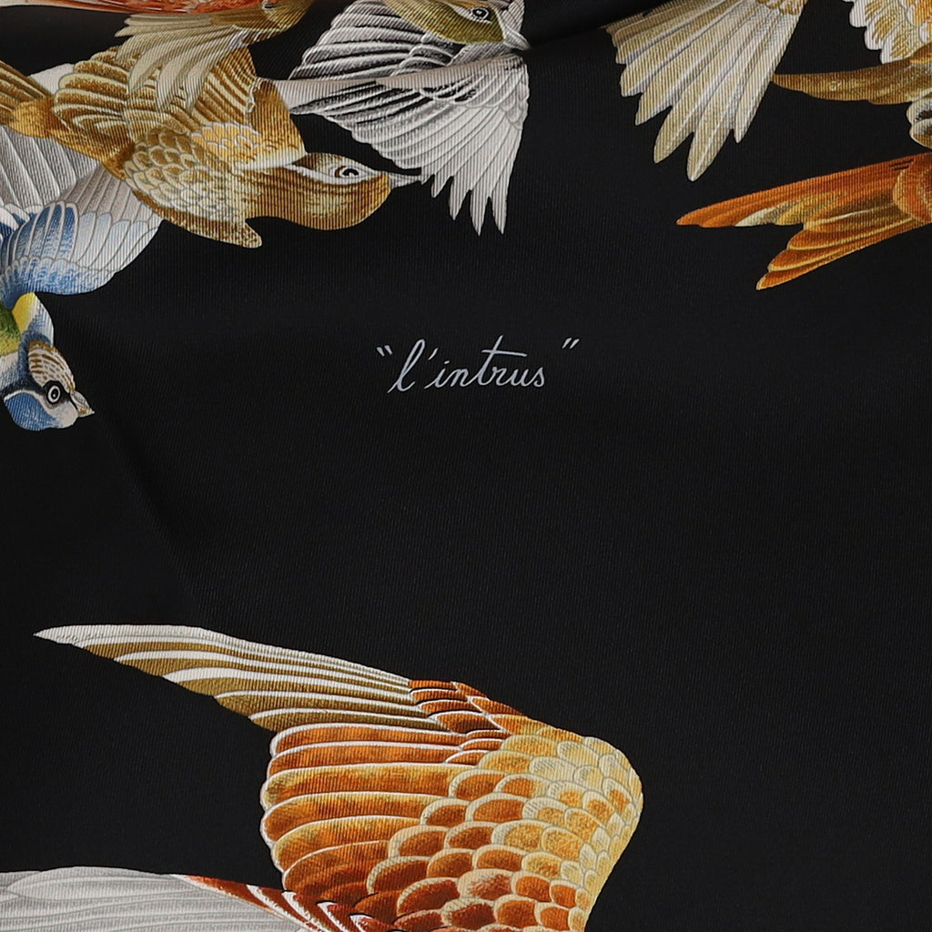 Brand New Boxed Hermès L'intrus Silk Scarf