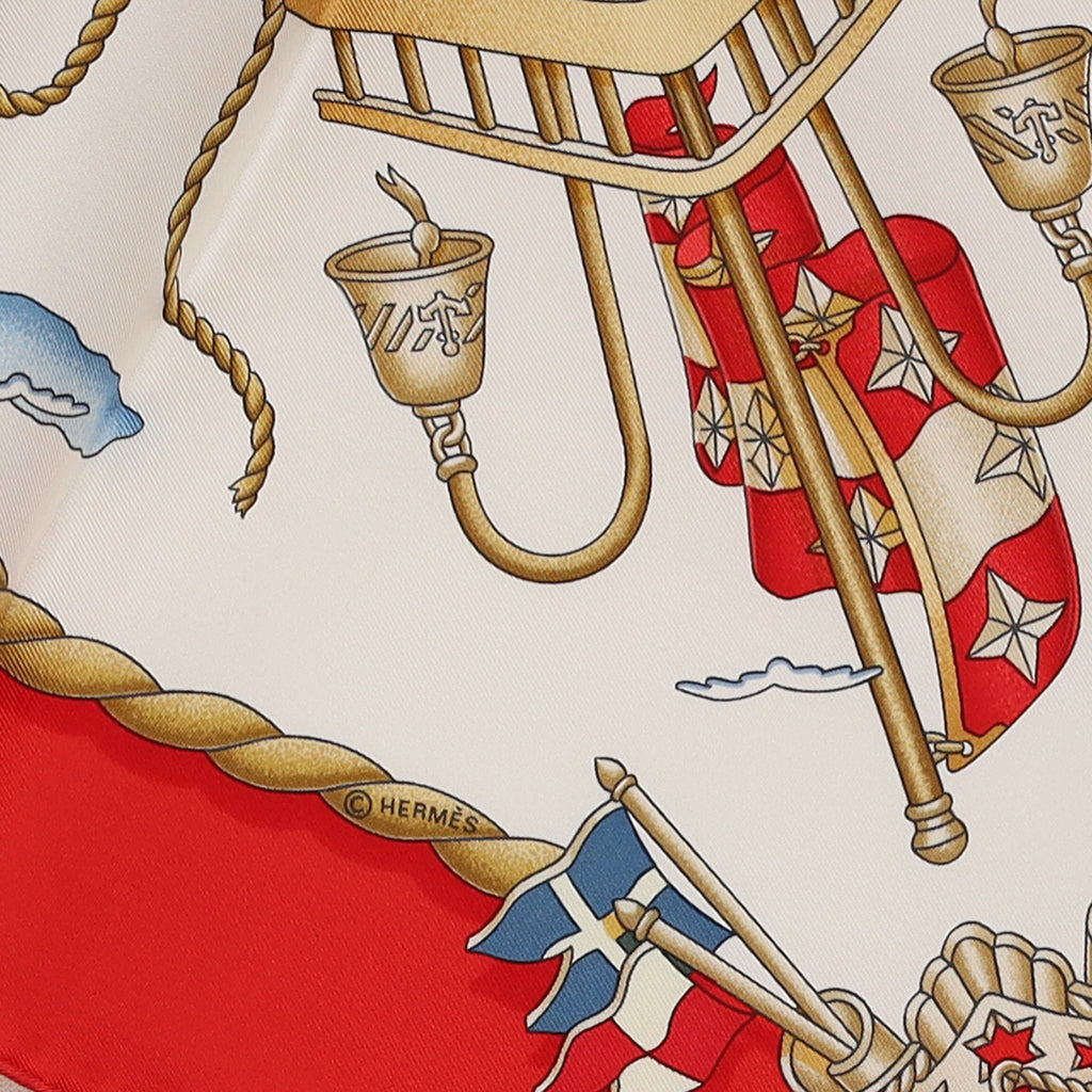 Brand New Boxed Hermès Railing Silk Scarf Quite Rare