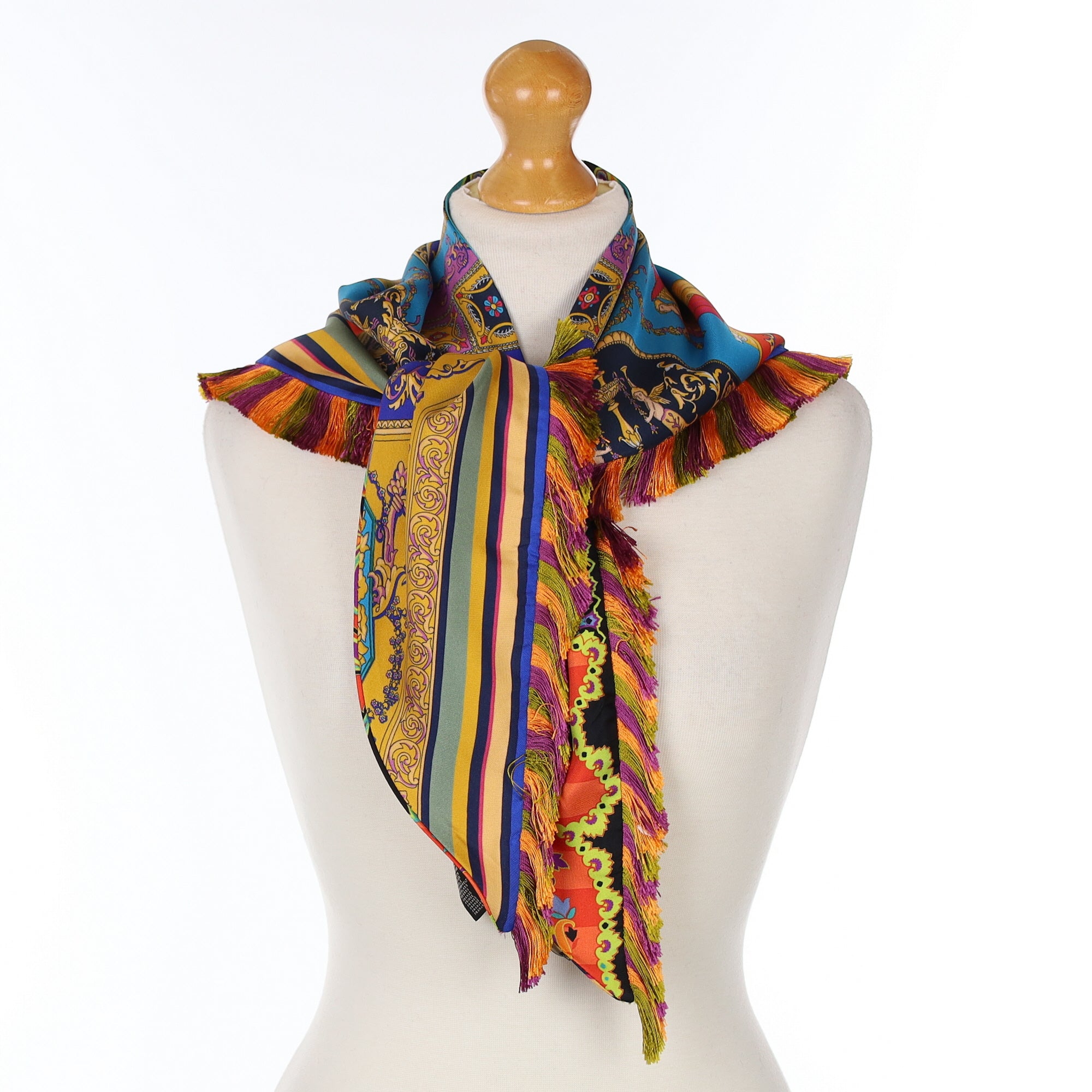 Brand New Boxed Etro Triangle Silk Scarf