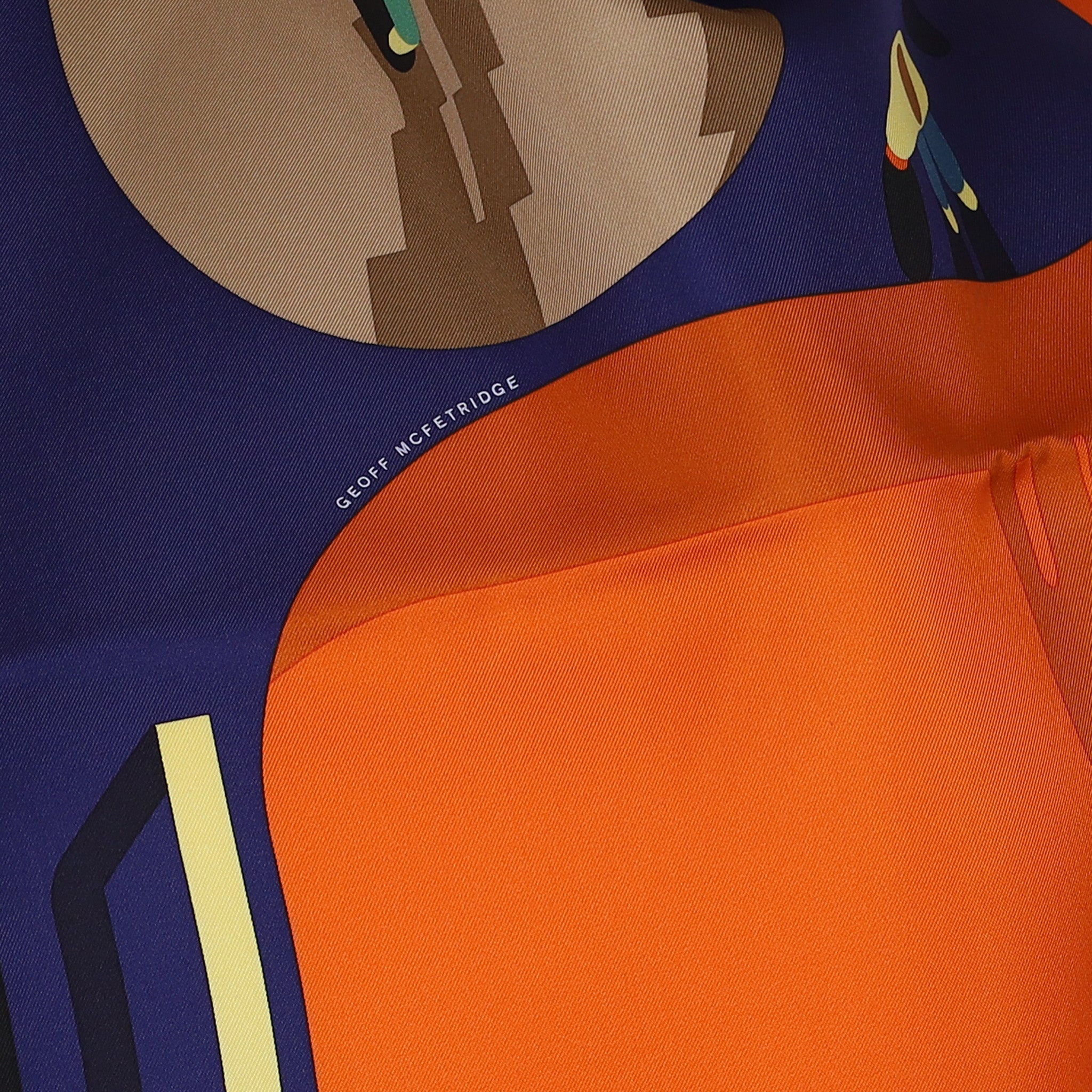 Brand New Boxed Hermès Figures Libres Vintage Silk Scarf