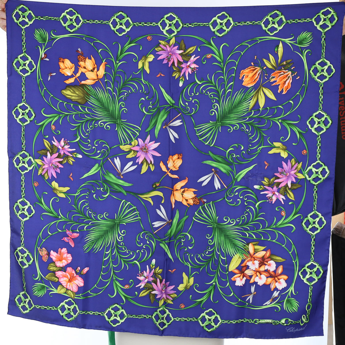 Brand New Boxed Chopard Silk Scarf